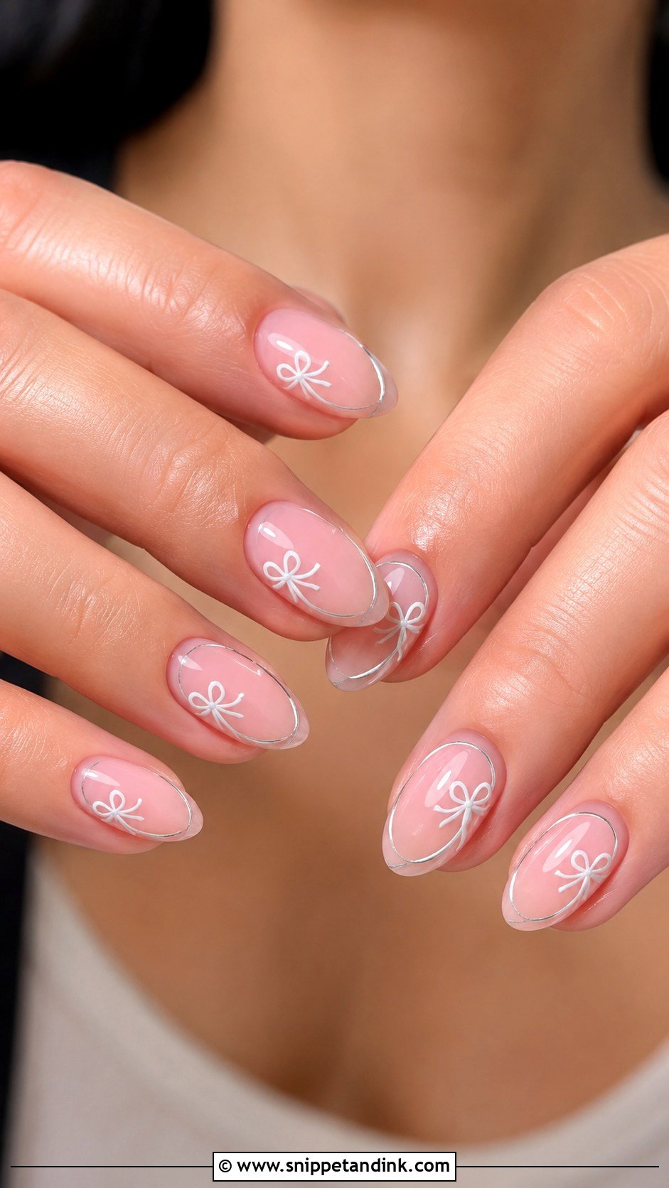 Bow Wedding Nails - Snippet and Ink - 20 Nails Art for Wedding