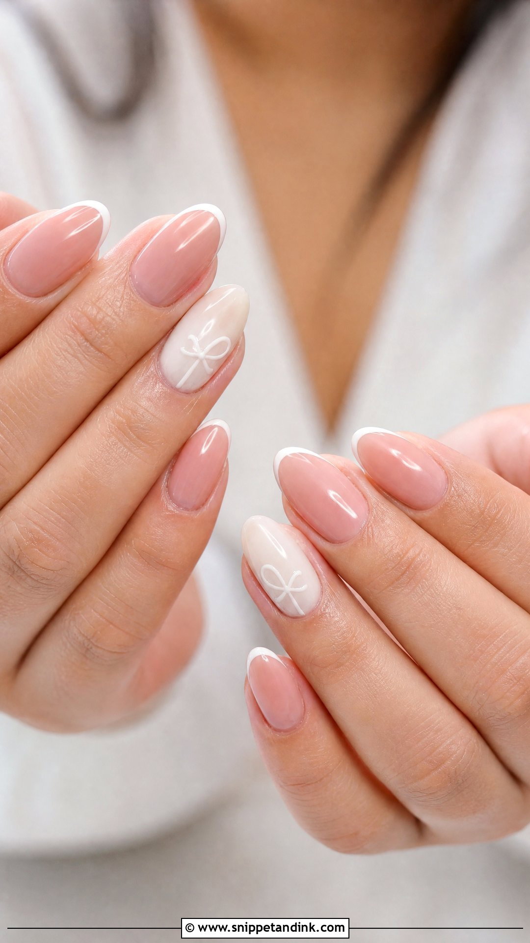 Bow Wedding Nails - Snippet and Ink - 25 Fun Wedding Nails