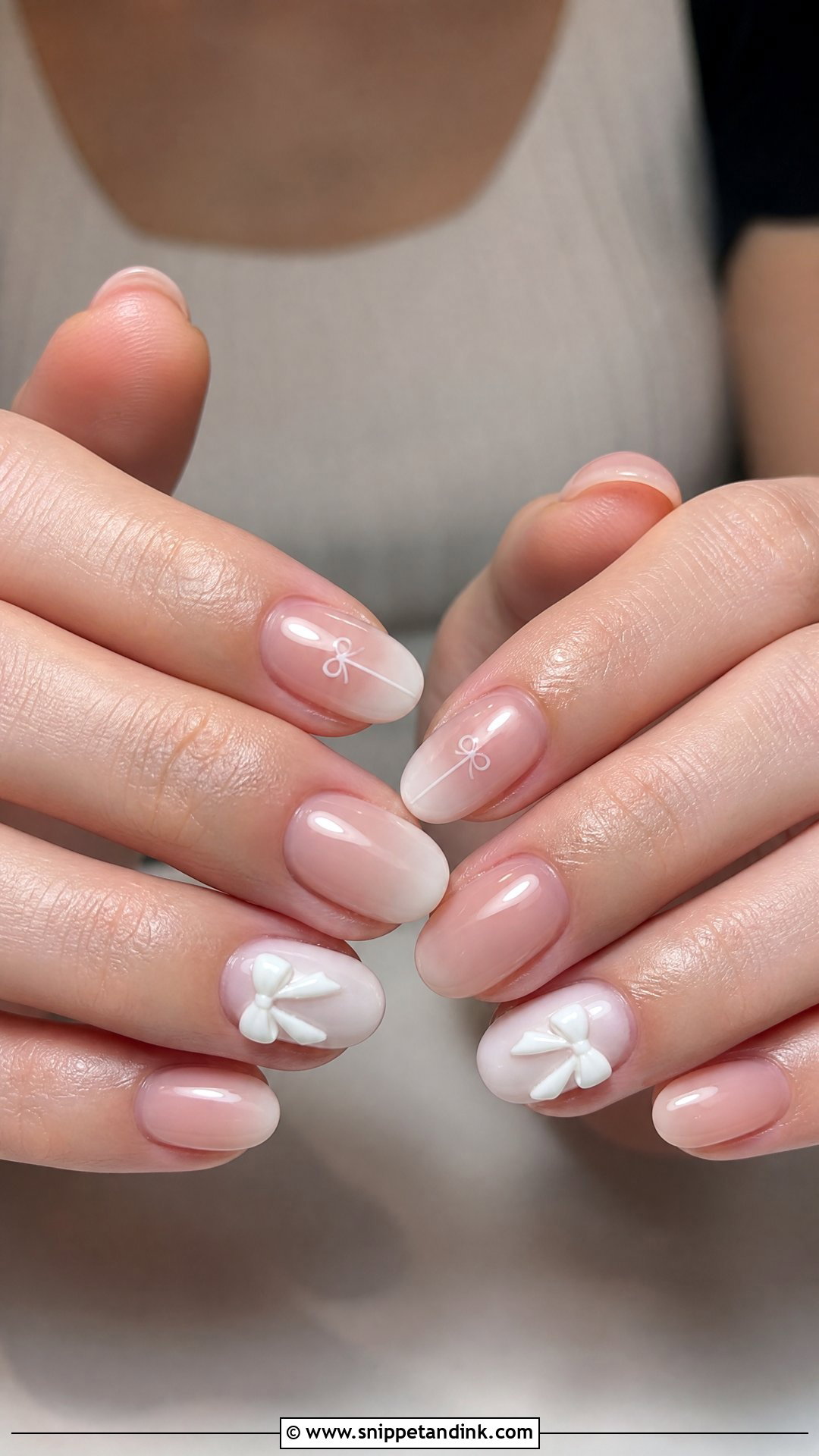 Bow Wedding Nails - Snippet and Ink - 25 Unique Wedding Nails