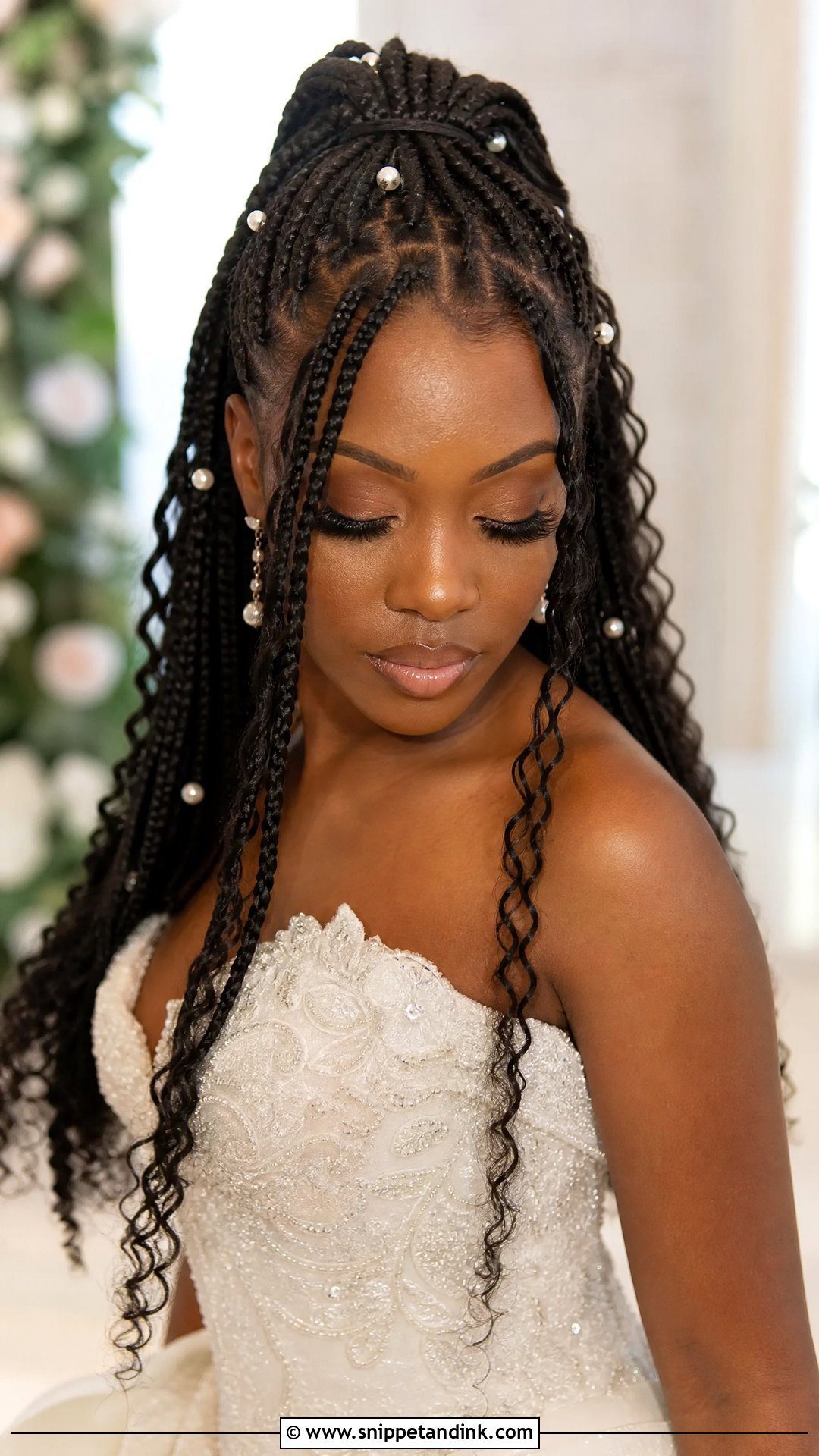 Box Braids Bride Hair - Snippet and Ink - 15 Braided Bride Hair Ideas