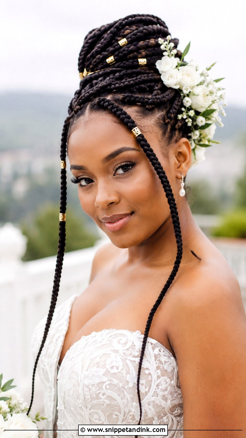 Box Braids Wedding Hairstyle - Snippet and Ink - 20 Braids Hairstyles Wedding