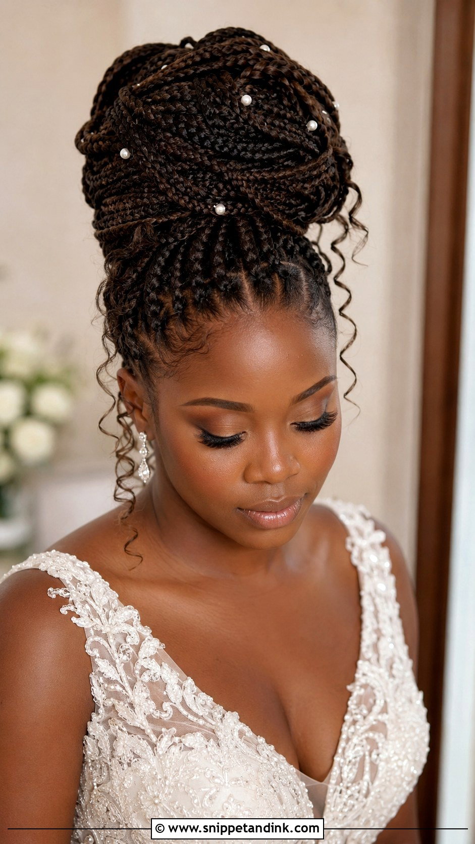 Box Braids Wedding Updo - Snippet and Ink - 20 Elegant Braided Hairstyles Weddings