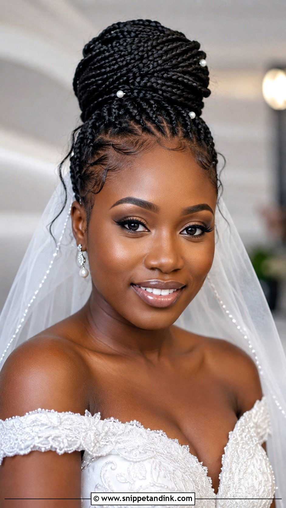 Box Braids With Baby Hairs - Snippet and Ink - 25 Natural Bridal Hairstyles Black Women