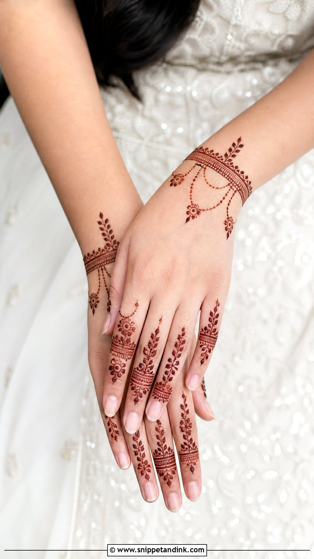 Bracelet Baat Pakki Mehndi Design - Snippet and Ink - 30 Baat Pakki Mehndi Design Ideas