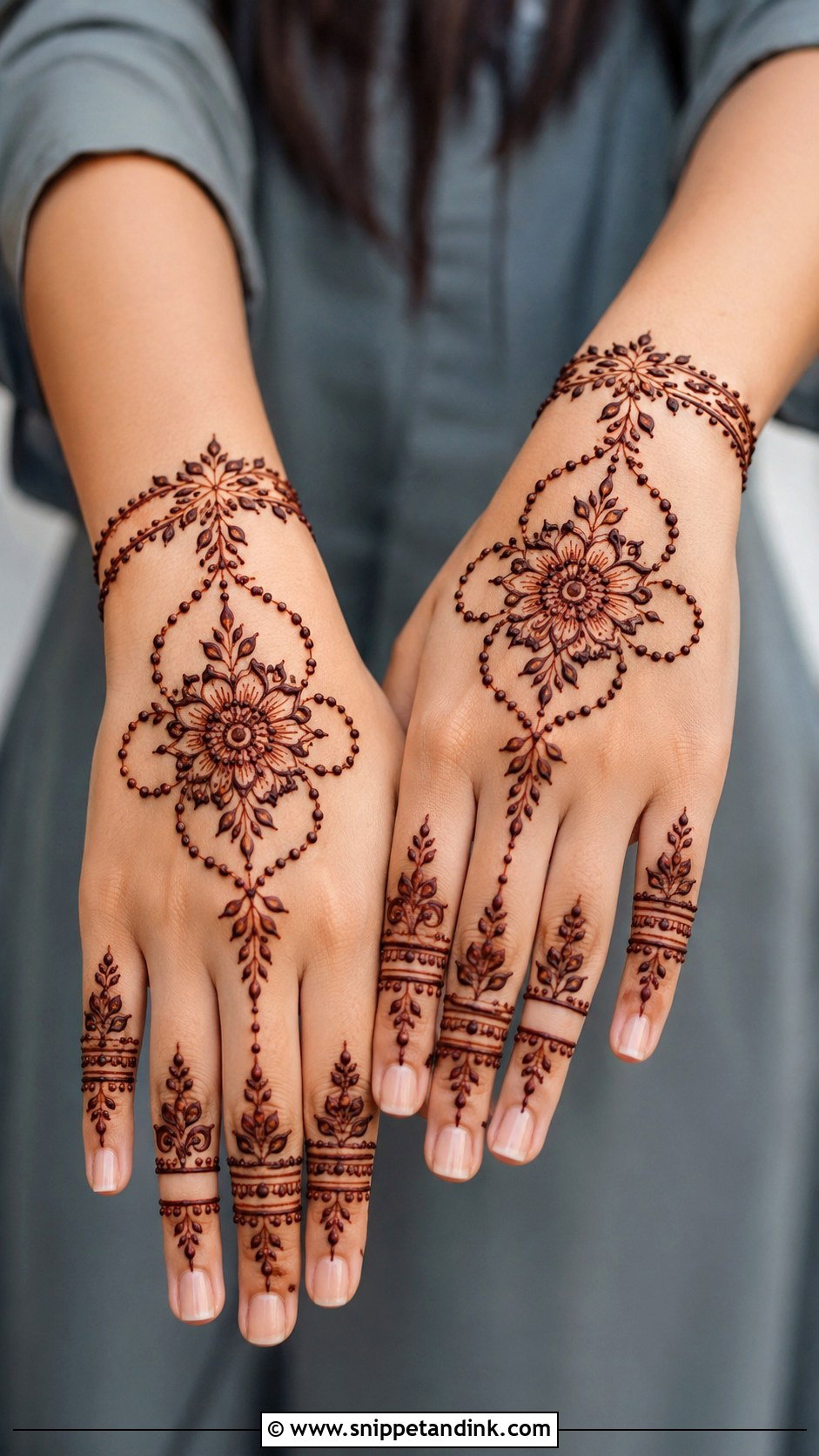 Bracelet Bel Mehndi Design - Snippet and Ink - 30 Bel Mehndi Designs