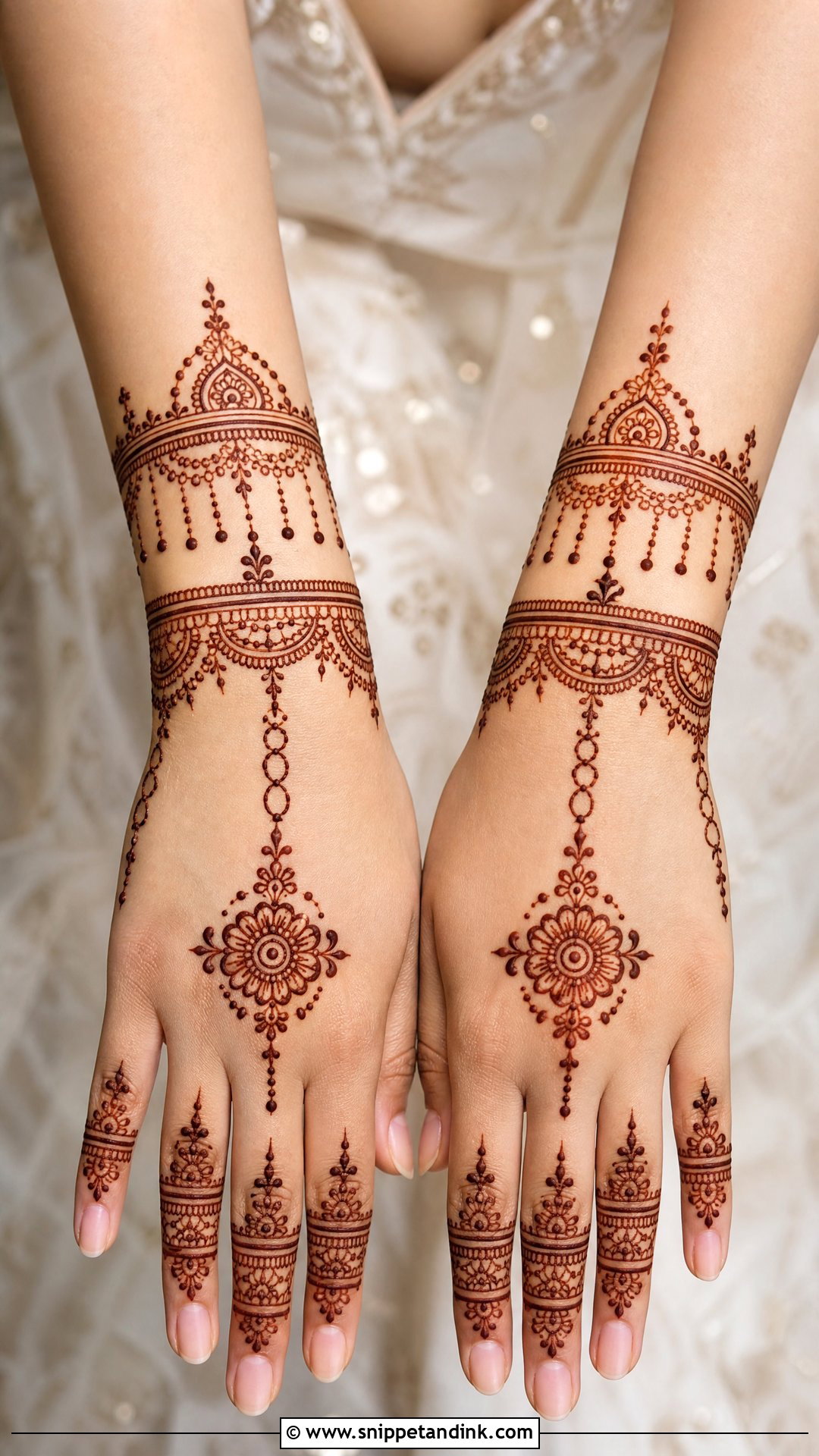 Bracelet Bridal Mehndi Design - Snippet and Ink - 25 Mehndi Designs for Wedding