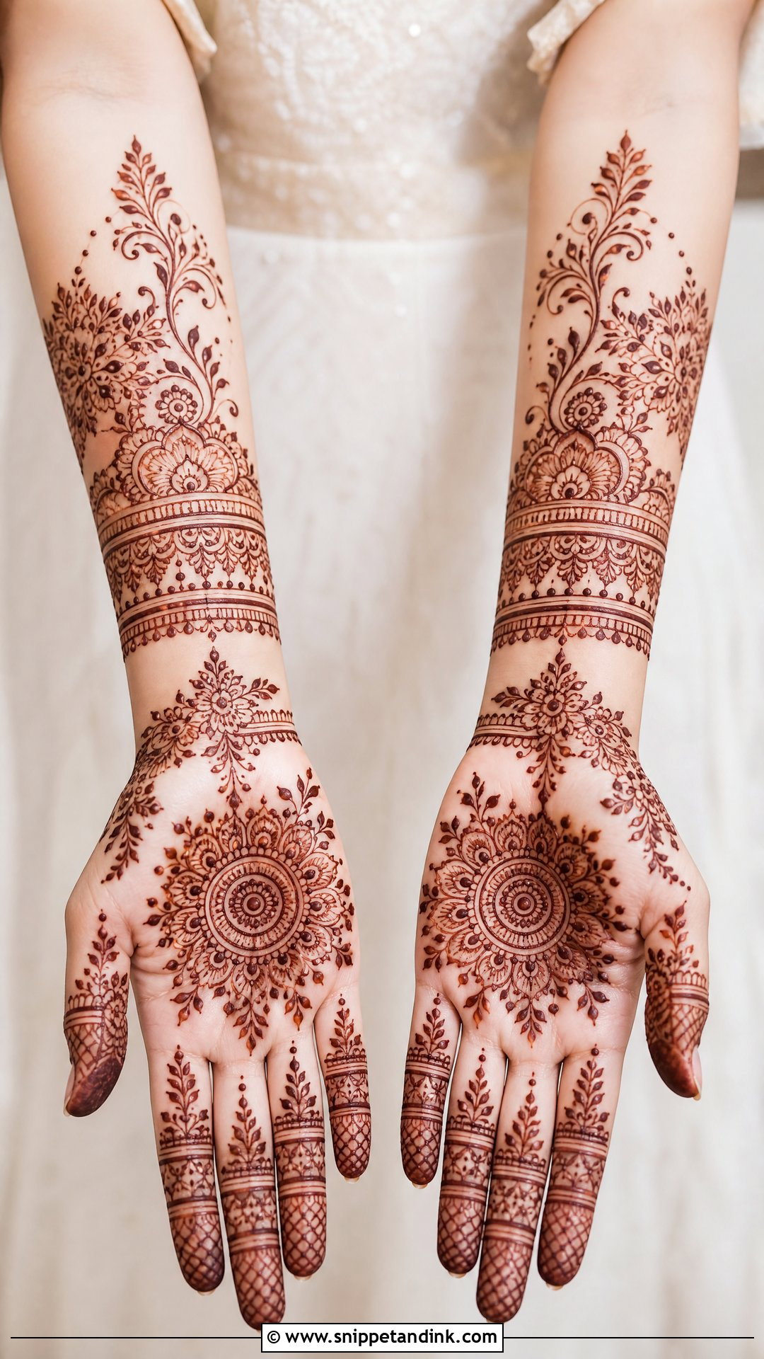 Bracelet Bridal Mehndi Design - Snippet and Ink - 30 Bridal Wedding Mehndi Designs