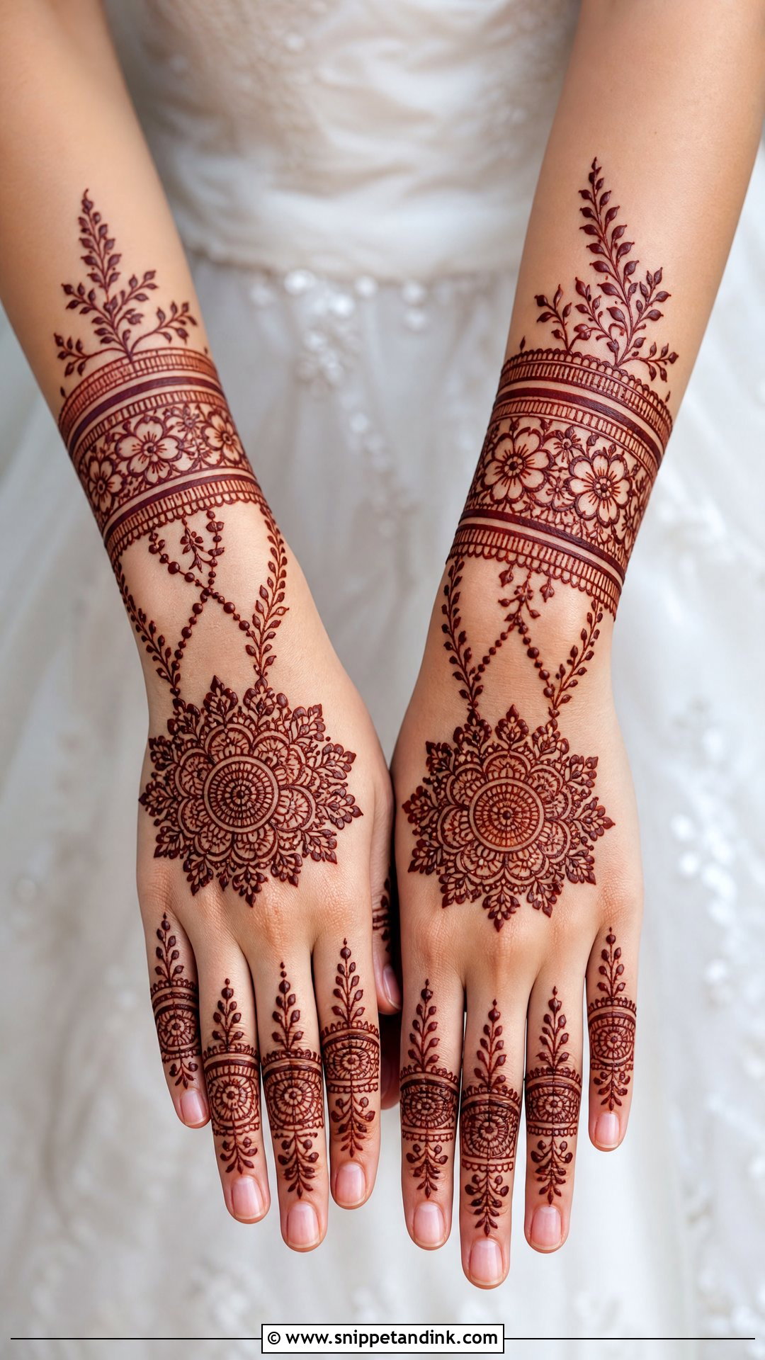 Bracelet Bridal Mehndi Design - Snippet and Ink - 30 Mehndi Designs for Bride