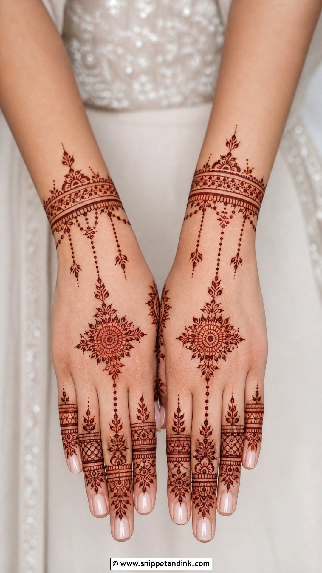 Bracelet Bridal Mehndi Design - Snippet and Ink - 20 Bridal Mehndi Designs for Hands