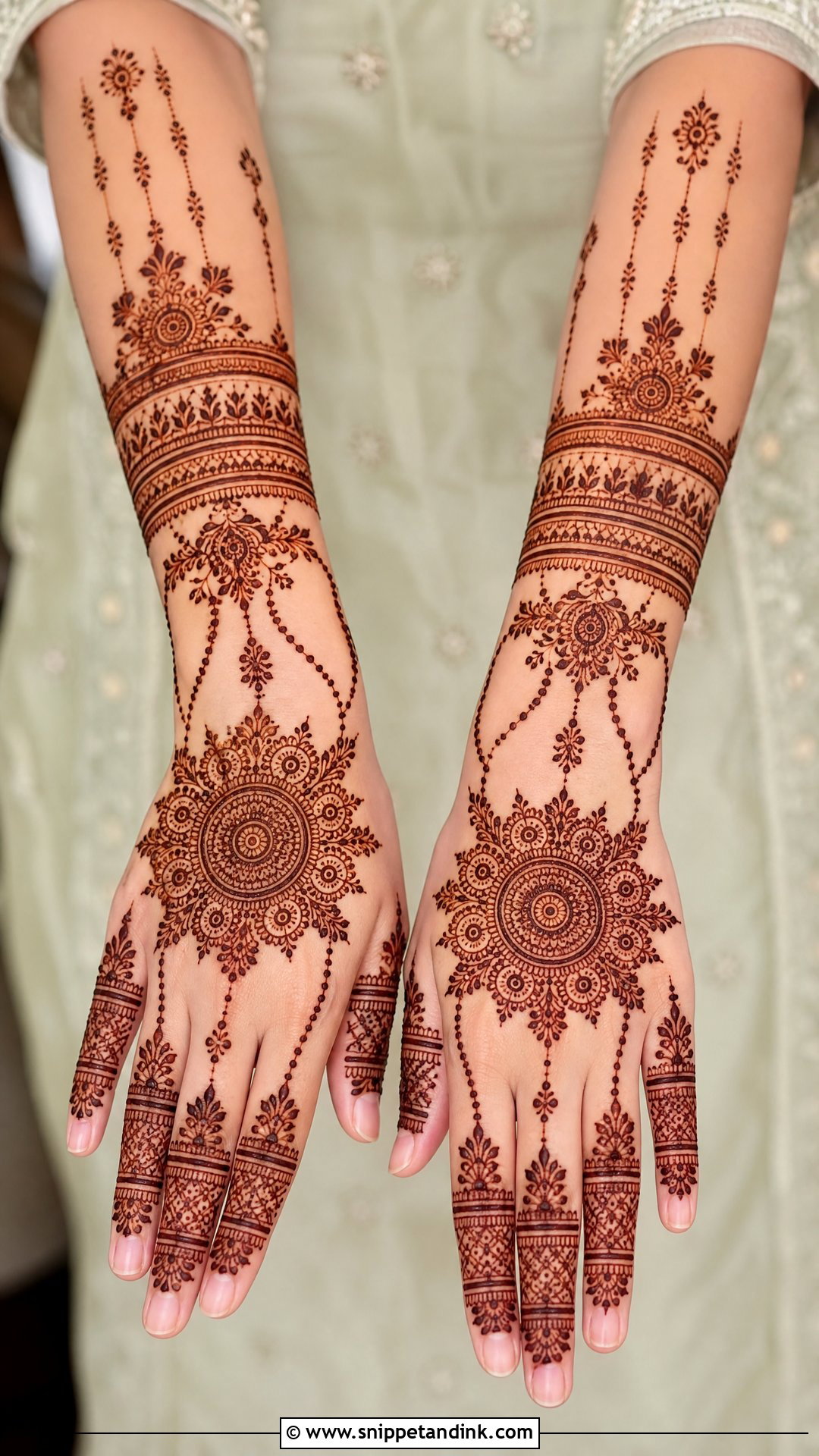 Bracelet Bridal Mehndi Design - Snippet and Ink - 20 Bridal Mehndi Startup Design Ideas