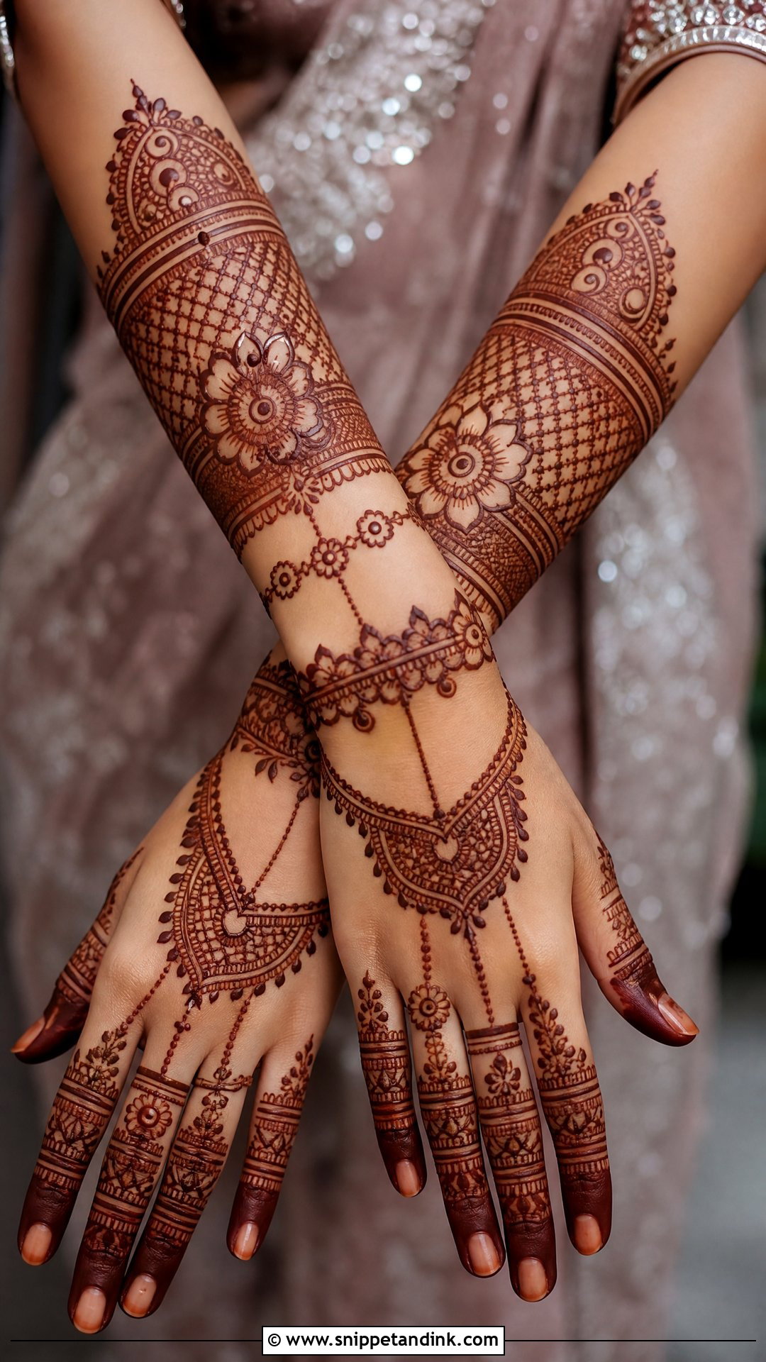 Bracelet Bridal Mehndi Design - Snippet and Ink - 20 Indian Mehandi Design for Bridal Ideas