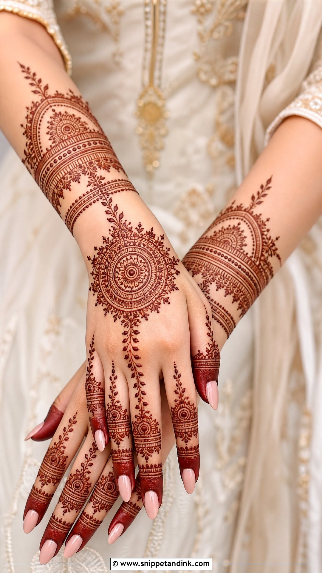 Bracelet Bridal Mehndi Design - Snippet and Ink - 20 Intricate Bridal Mehndi Designs