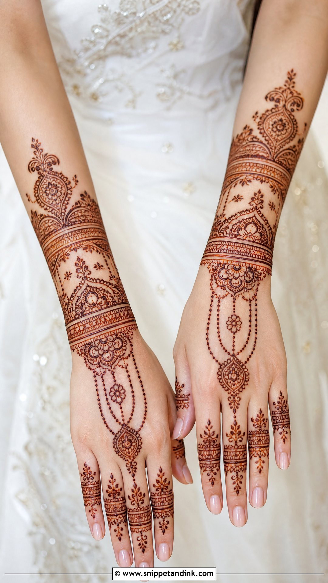 Bracelet Bridal Mehndi Design - Snippet and Ink - 20 New Unique Bridal Mehndi Designs