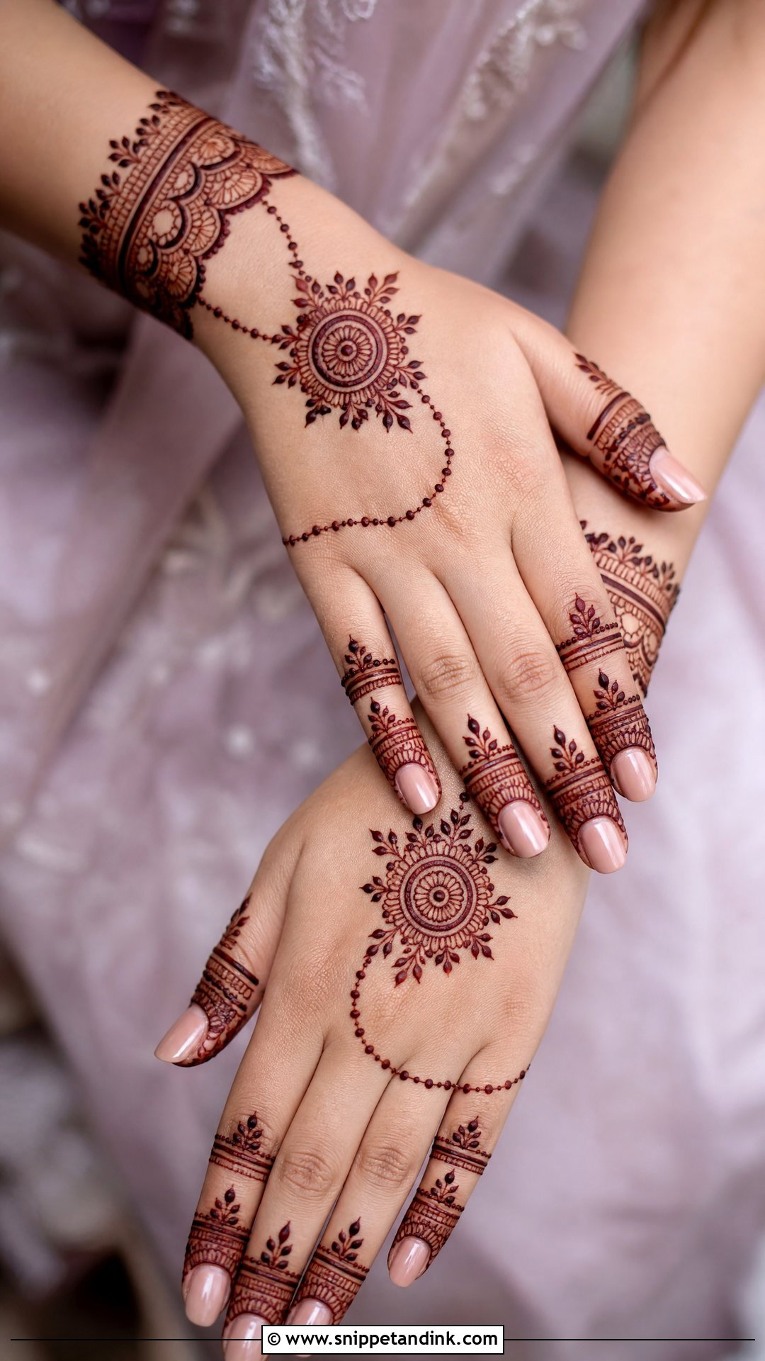 Bracelet Bridal Mehndi Design - Snippet and Ink - 20 Wedding Mehndi Designs for Hands