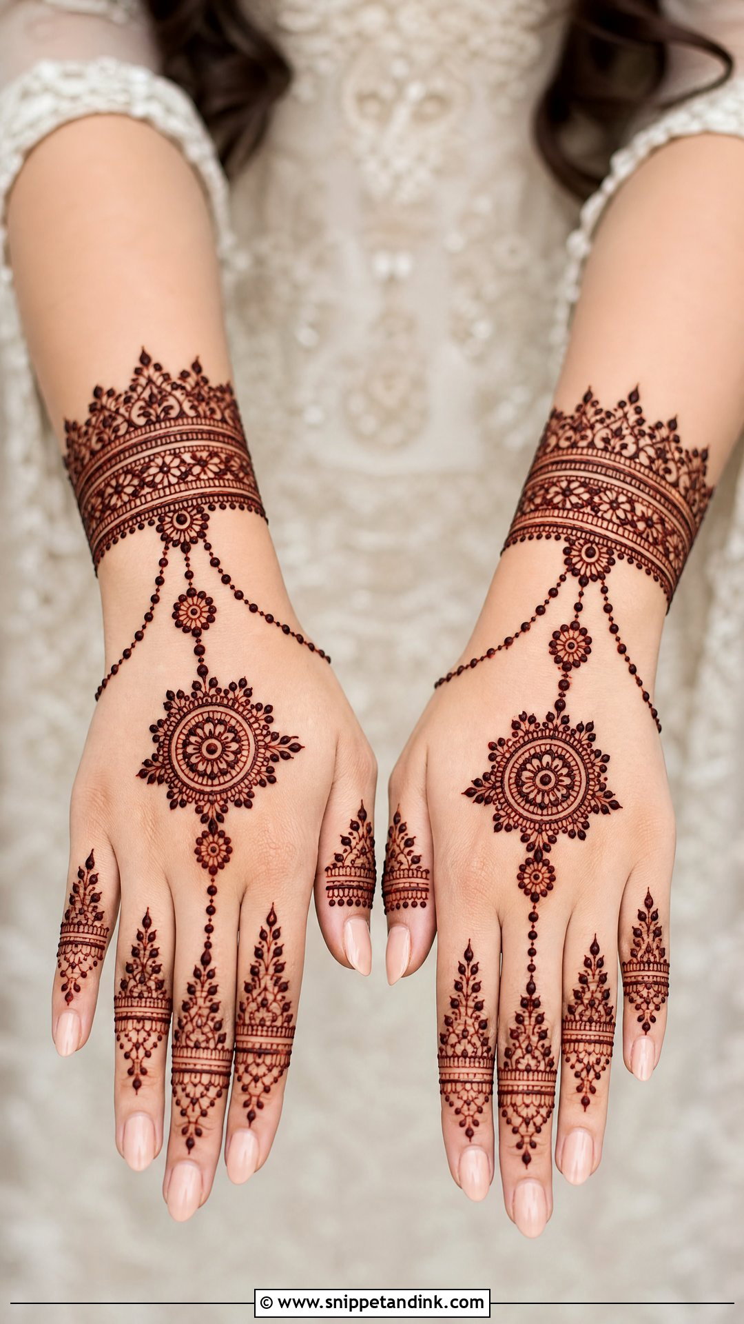 Bracelet Bridal Mehndi Design For Engagement - Snippet and Ink - 20 Bridal Mehndi Designs for Engagement