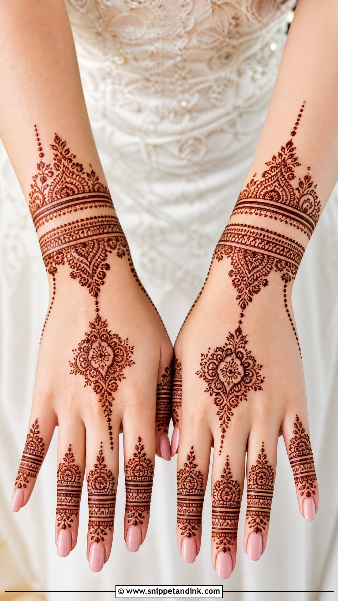 Bracelet Bridal Mehndi - Snippet and Ink - 25 Mehandi Look for Bride Ideas