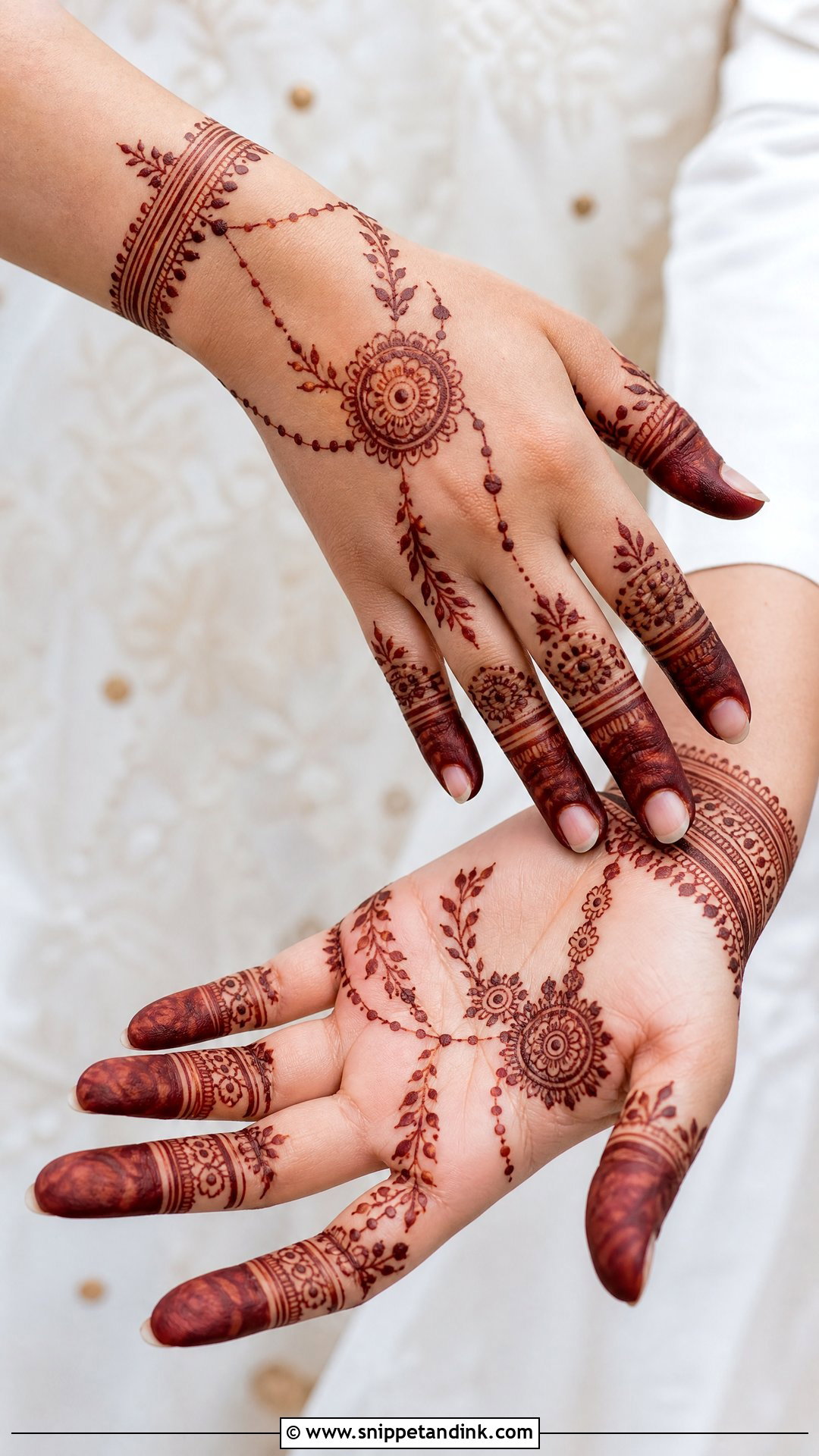 Bracelet Bridal Sister Mehndi Design - Snippet and Ink - 25 Bridal Sister Mehndi Design Ideas