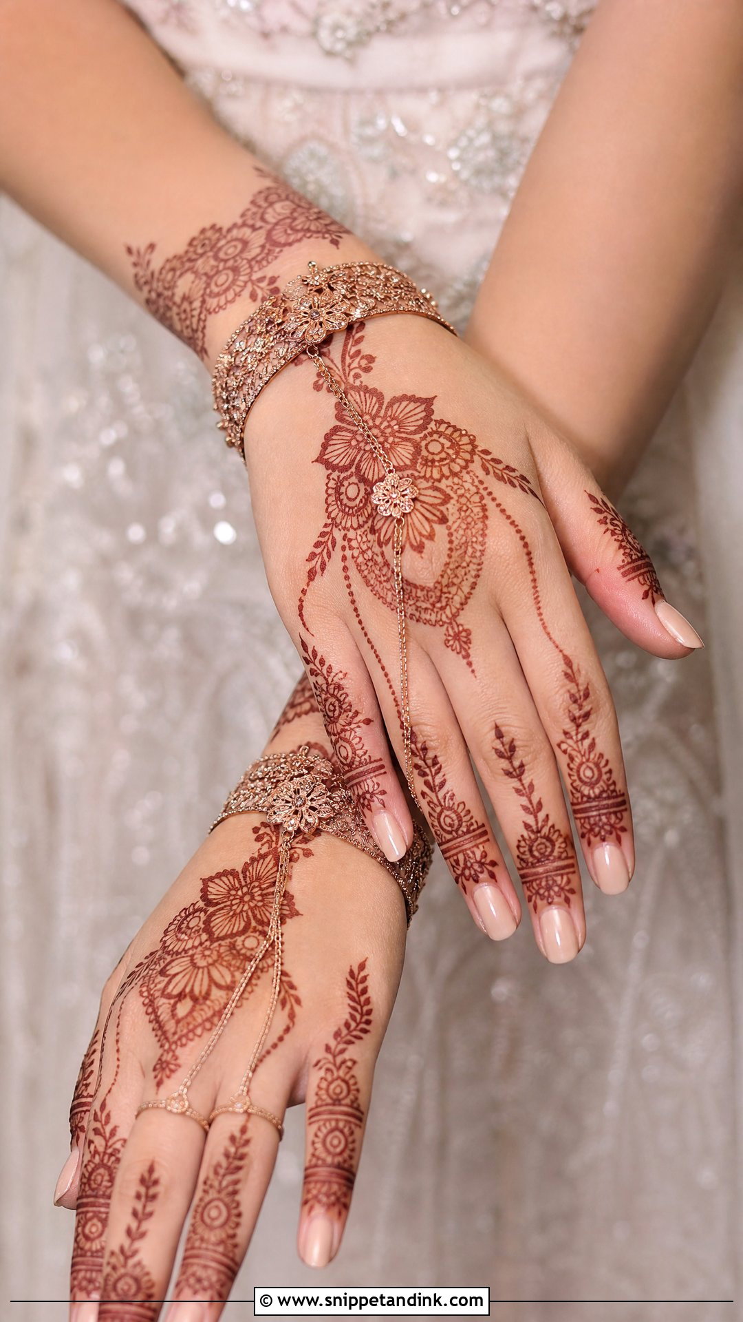 Bracelet Bridesmaid Mehndi Design - Snippet and Ink - 25 Mehendi Look for Bridesmaid Ideas
