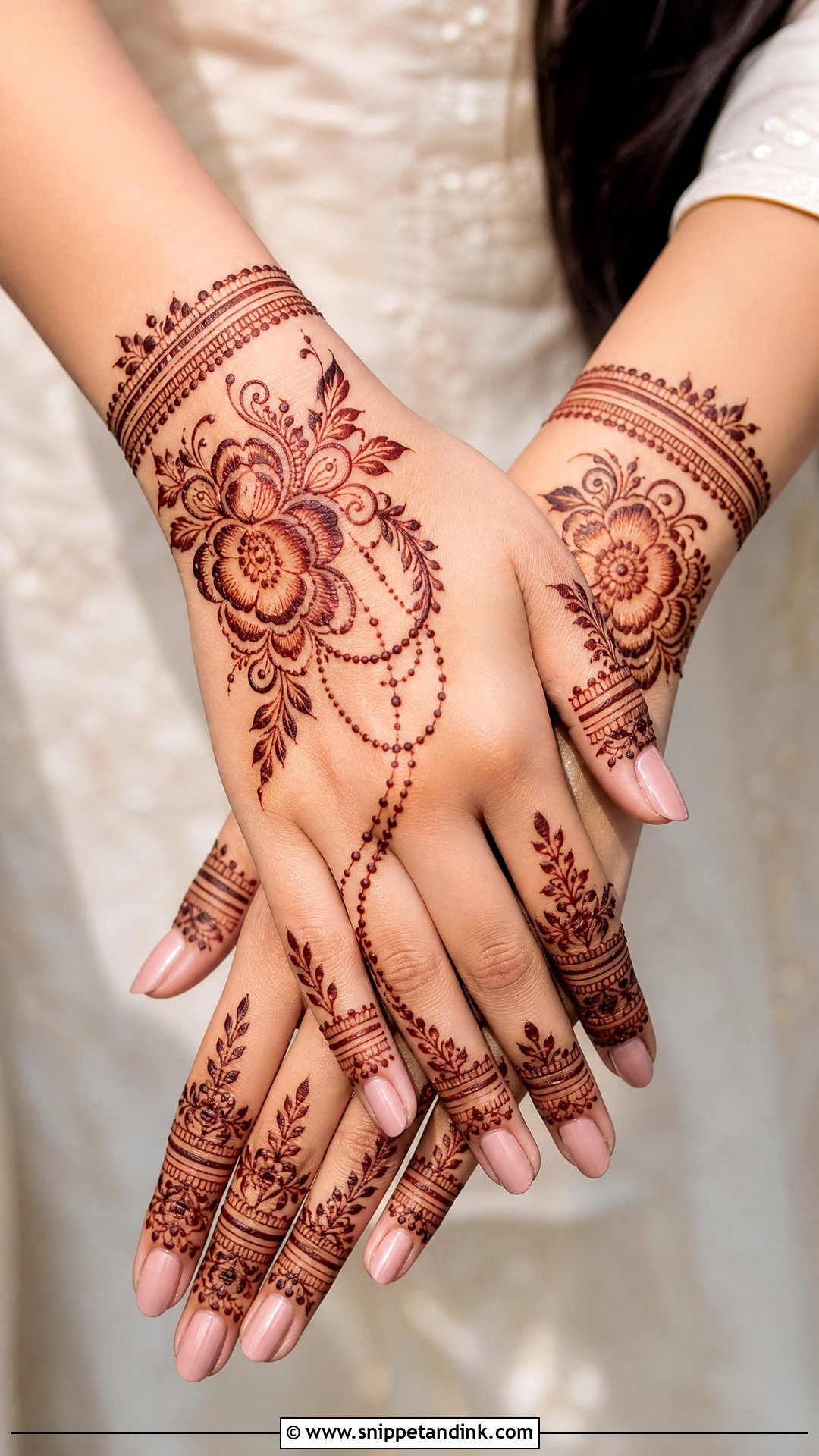 Bracelet Bunches Mehndi Design - Snippet and Ink - 25 Bunches Mehndi Design Ideas