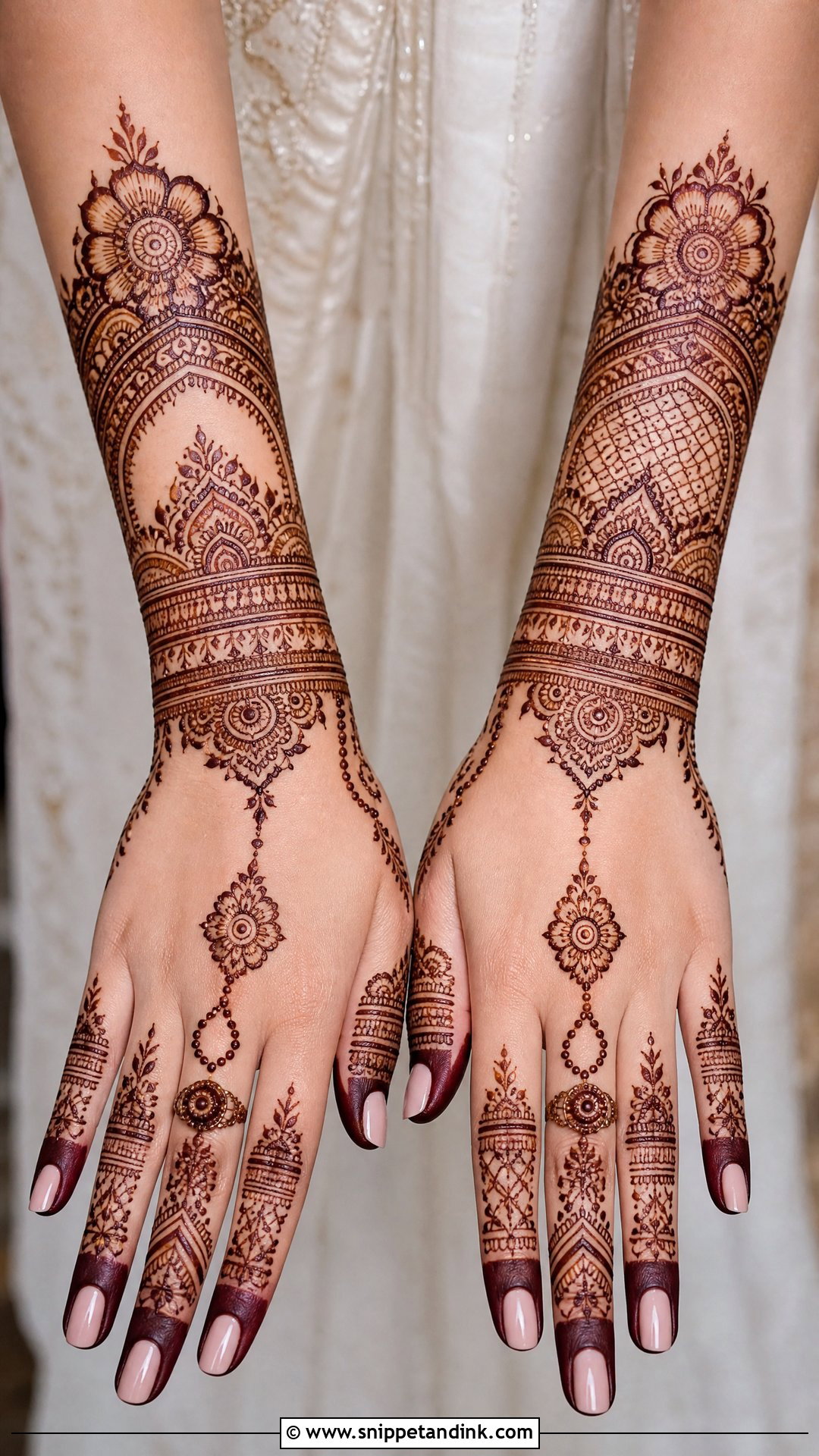 Bracelet Dulhan Mehndi Design - Snippet and Ink - 30 Dulhan Mehndi Designs Indian Weddings