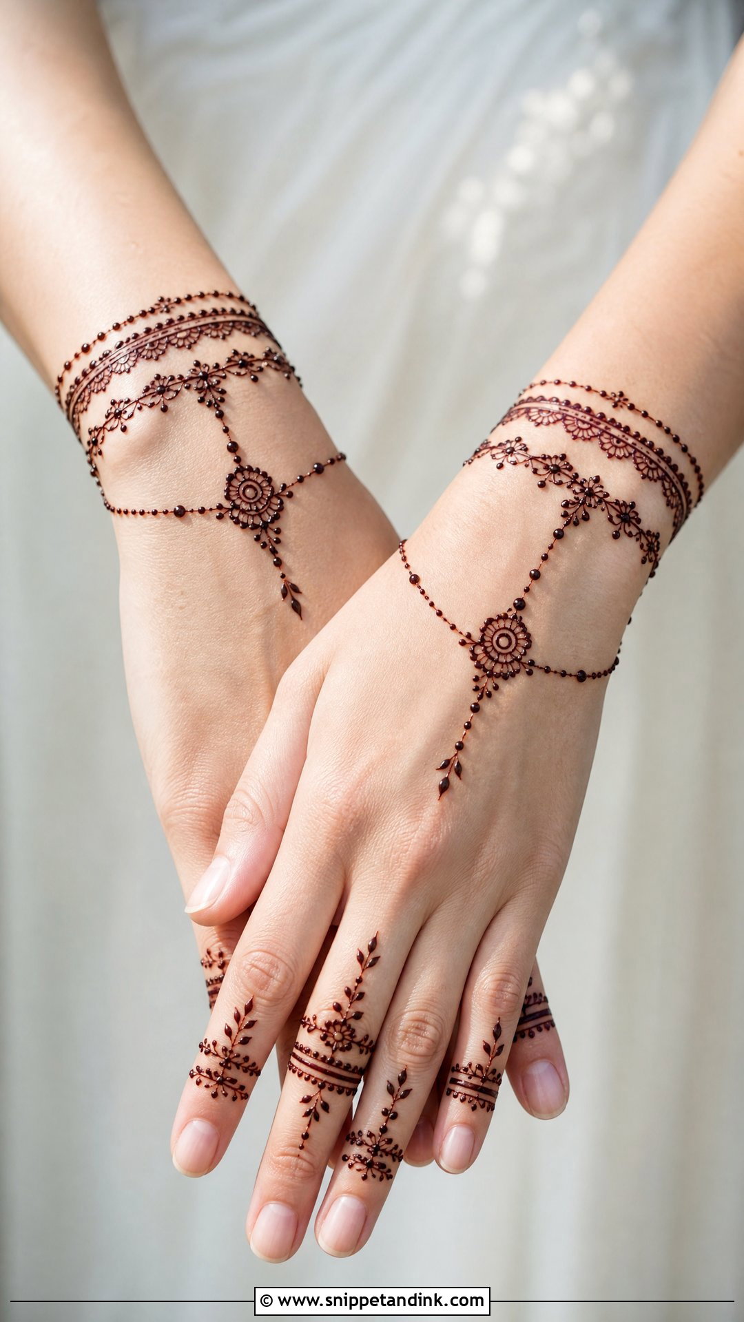 Bracelet Engagement Mehndi Design - Snippet and Ink - 20 Latest Mehndi Designs for Engagement
