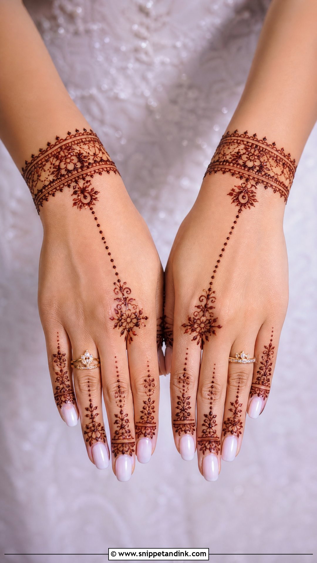Bracelet Engagement Mehndi For Bride - Snippet and Ink - 20 Engagement Mehndi for Bride Ideas