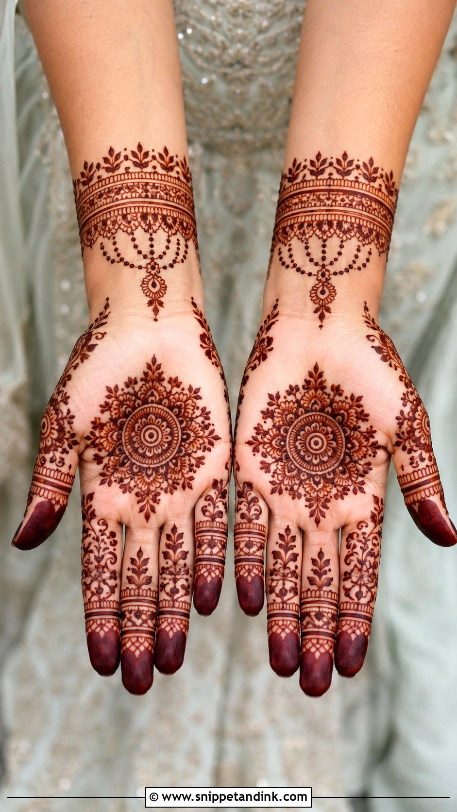 Bracelet Front Hand Mehndi Design - Snippet and Ink - 35 Beautiful Front Hand Mehndi Design Ideas