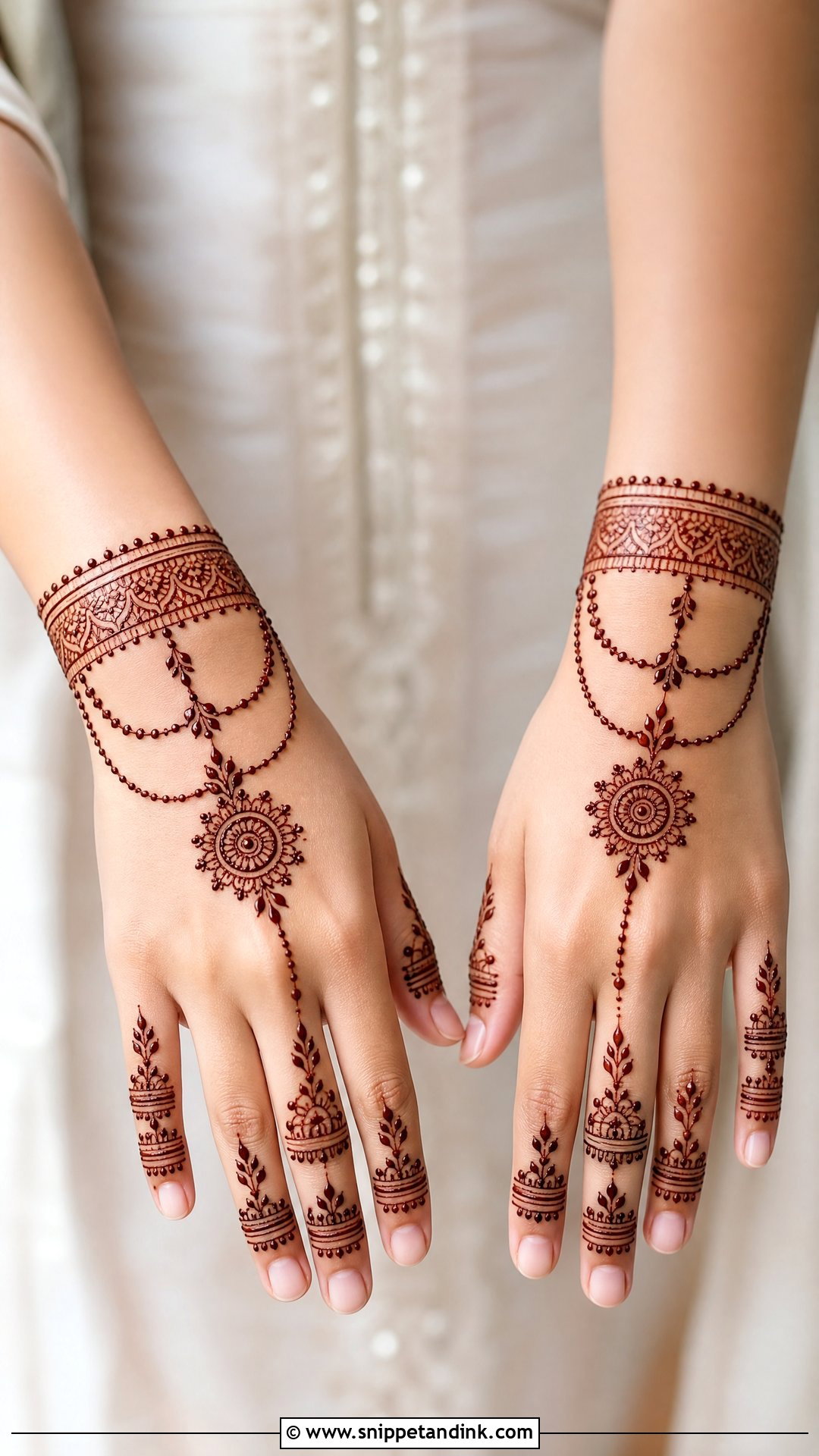 Bracelet Groom Mehndi Design - Snippet and Ink - 25 Mehndi Design for Groom Hand Ideas