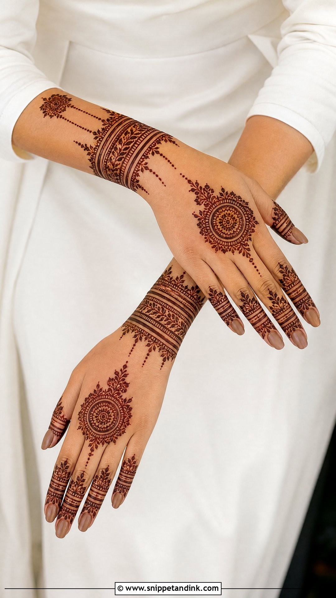 Bracelet Groom Mehndi Design - Snippet and Ink - 20 Bridegroom Mehndi Designs