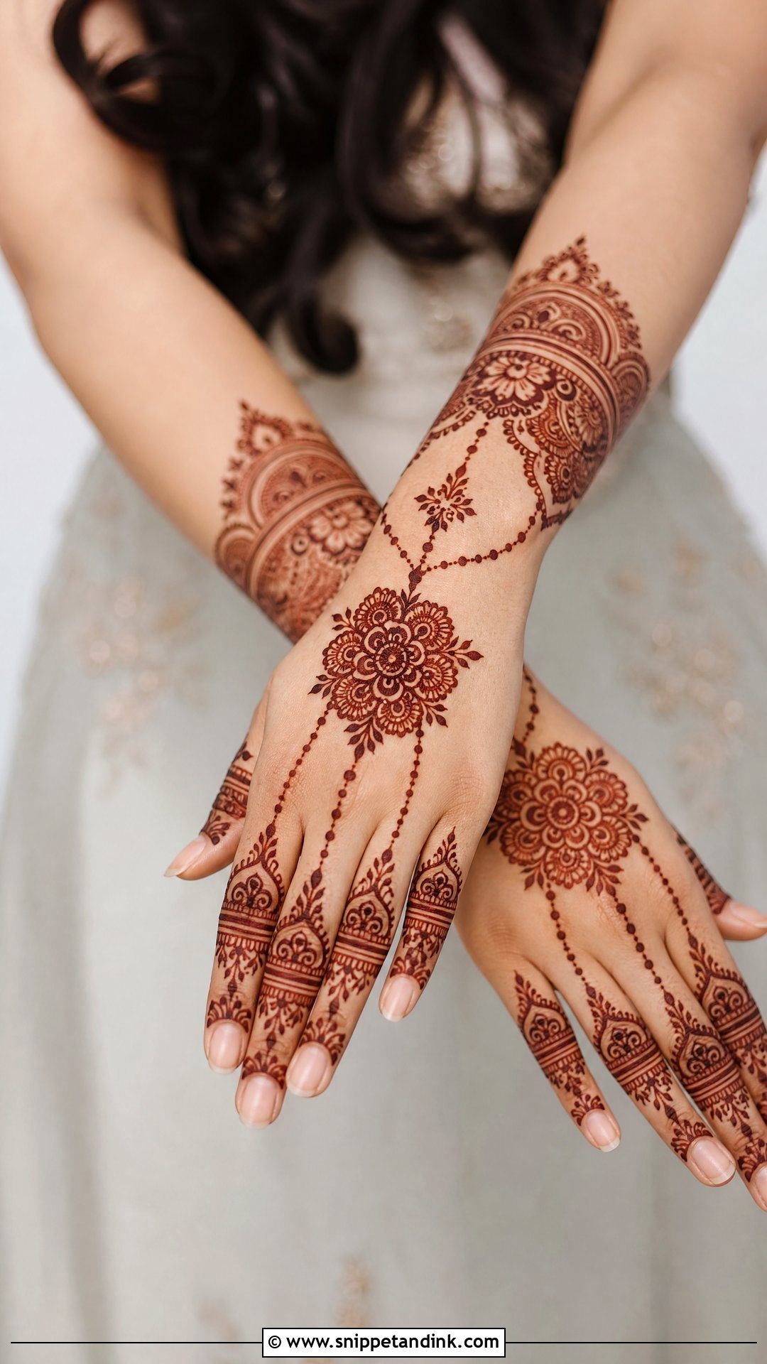 Bracelet Groom Mother Mehndi Design - Snippet and Ink - 20 Groom Mother Mehndi Design Ideas