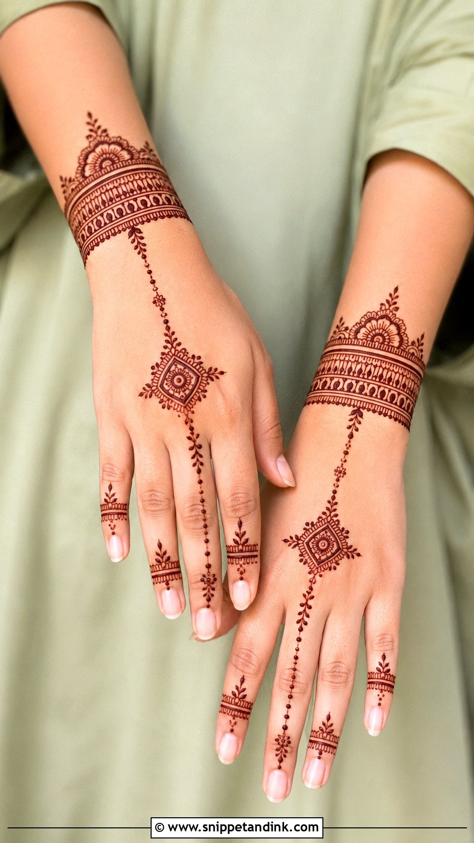 Bracelet Mehndi Design - Snippet and Ink - 35 New Mehndi Designs