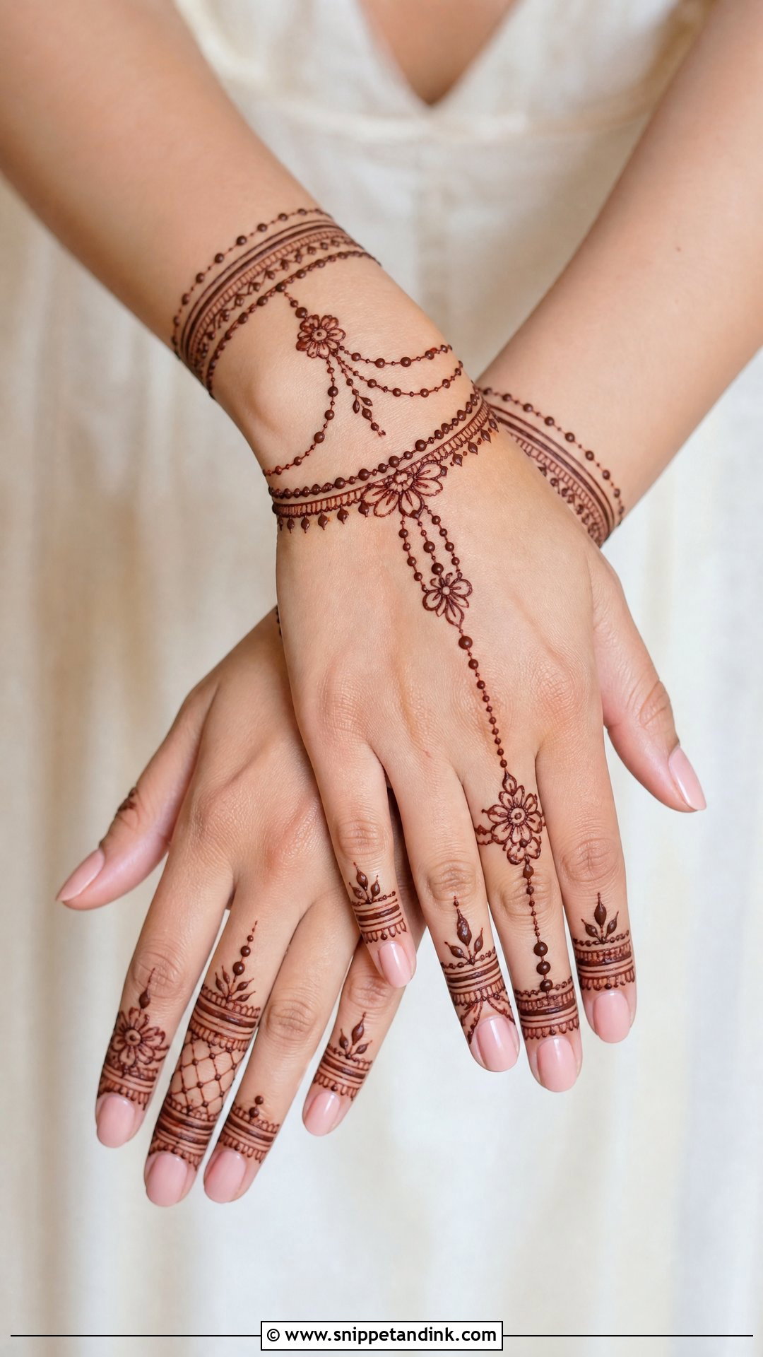 Bracelet Mehndi Design - Snippet and Ink - 35 Unique Mehndi Designs