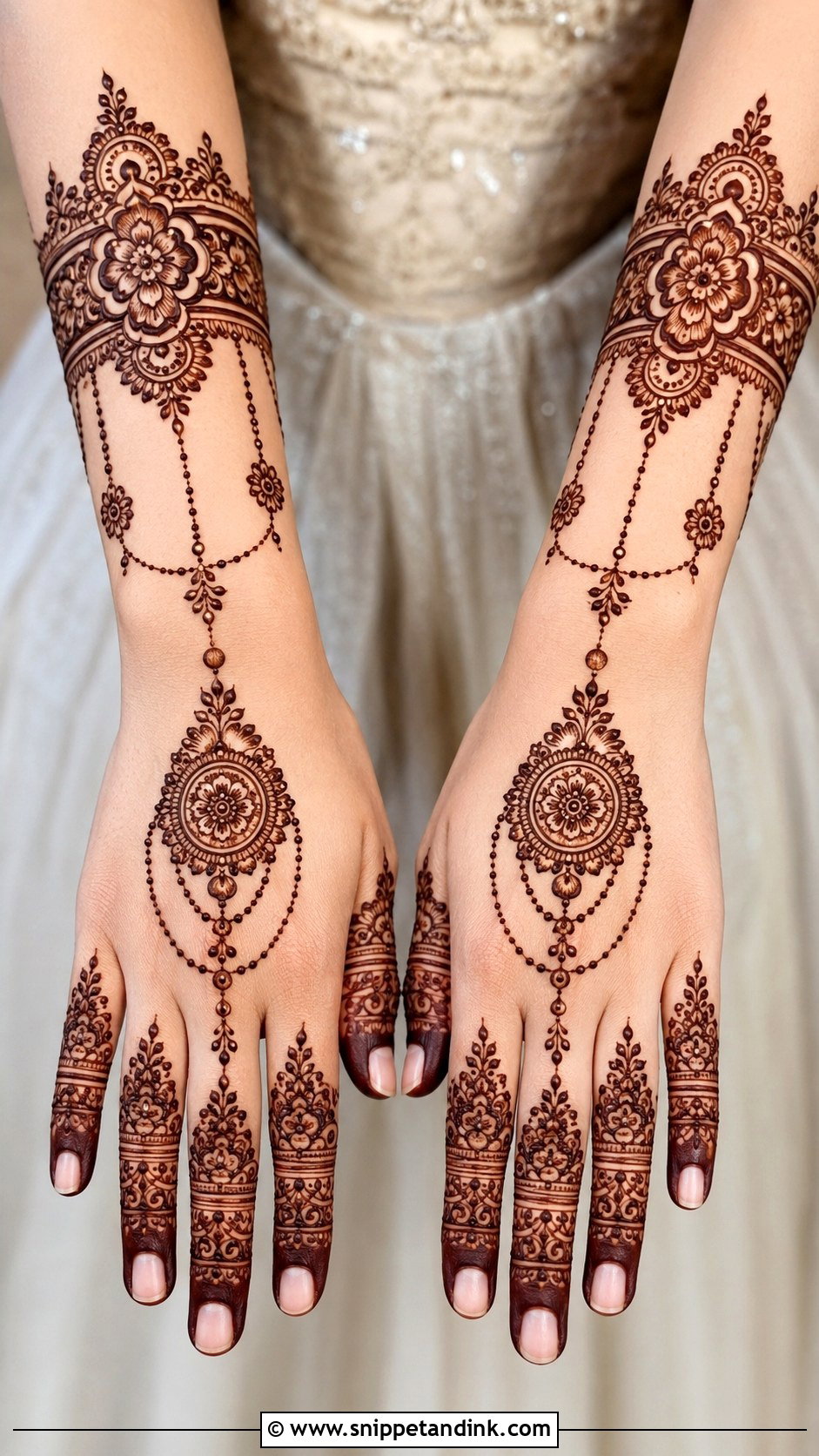Bracelet Mehndi Design - Snippet and Ink - 30 New Trending Mehndi Designs