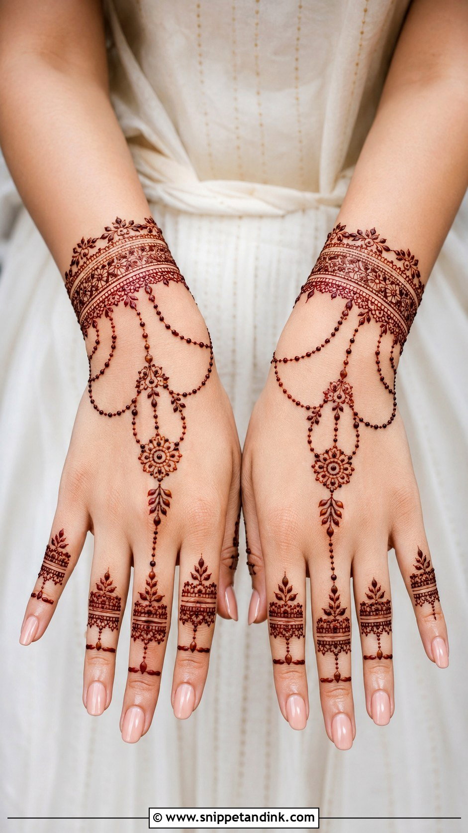 Bracelet Mehndi Design - Snippet and Ink - 35 Mehndi Art Designs