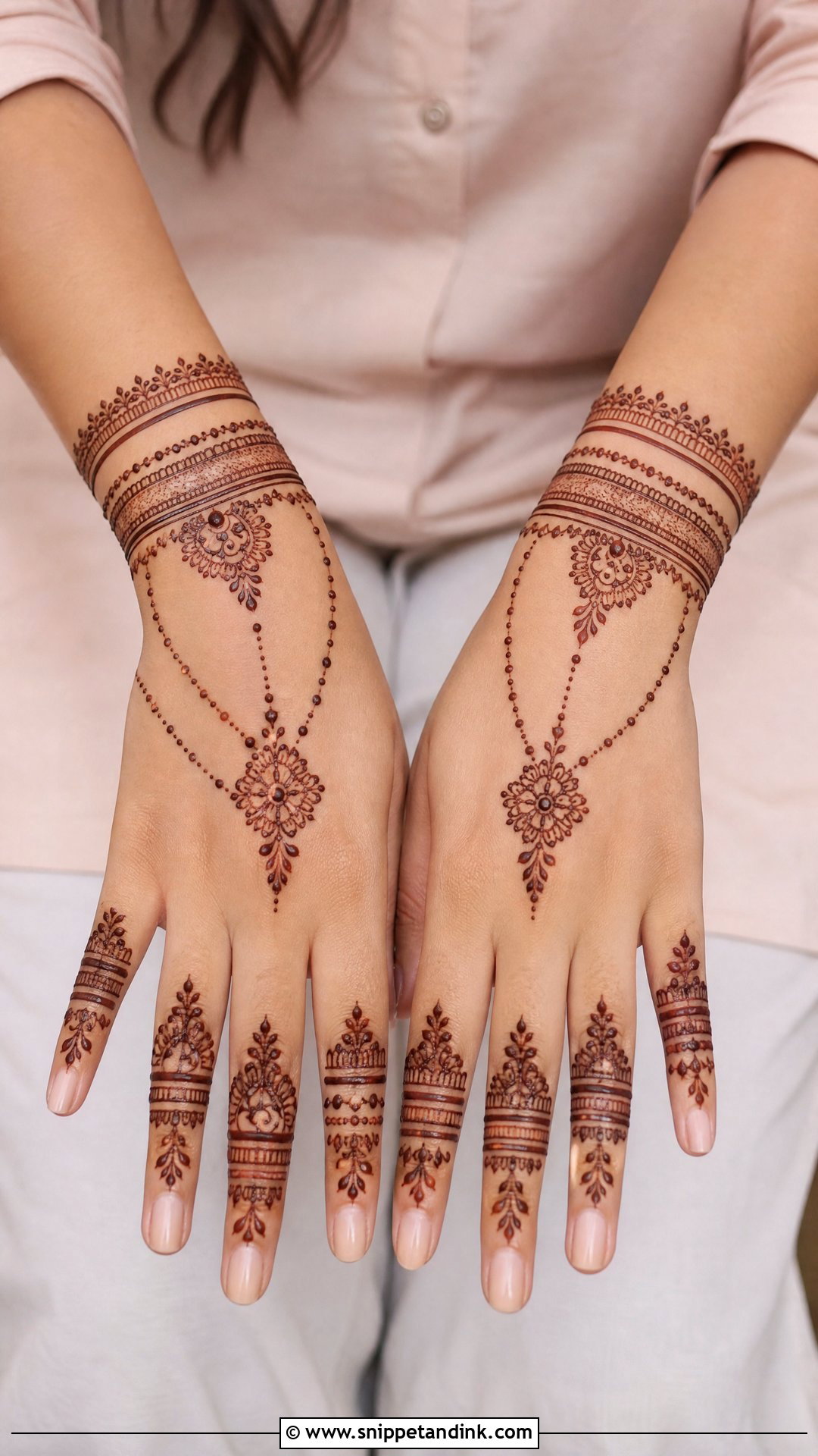 Bracelet Mehndi Design For Back Hand - Snippet and Ink - 25 Mehndi New Design Ideas