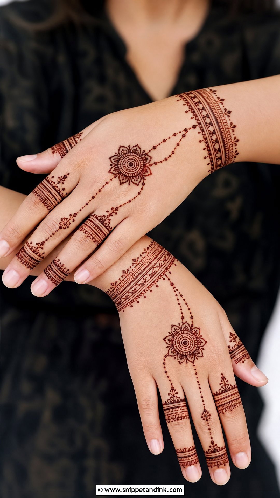 Bracelet Mehndi Design - Snippet and Ink - 25 Trending Mehndi Designs 2025
