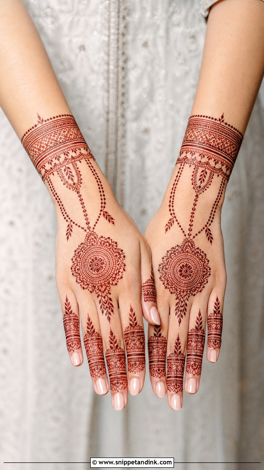 Bracelet Nikah Mehndi Design - Snippet and Ink - 25 Nikah Mehndi Designs