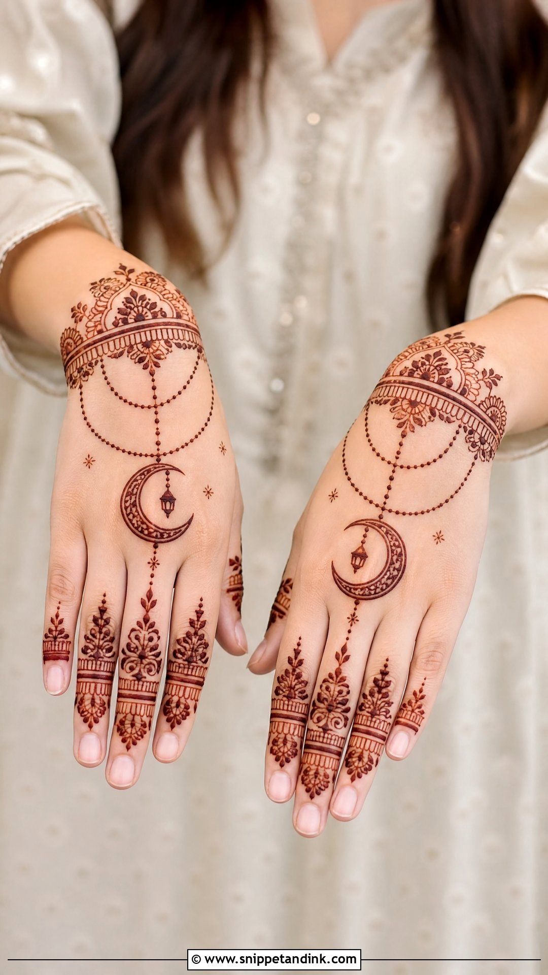 Bracelet Ramzan Mehndi Design - Snippet and Ink - 30 Ramzan Mehndi Design Ideas