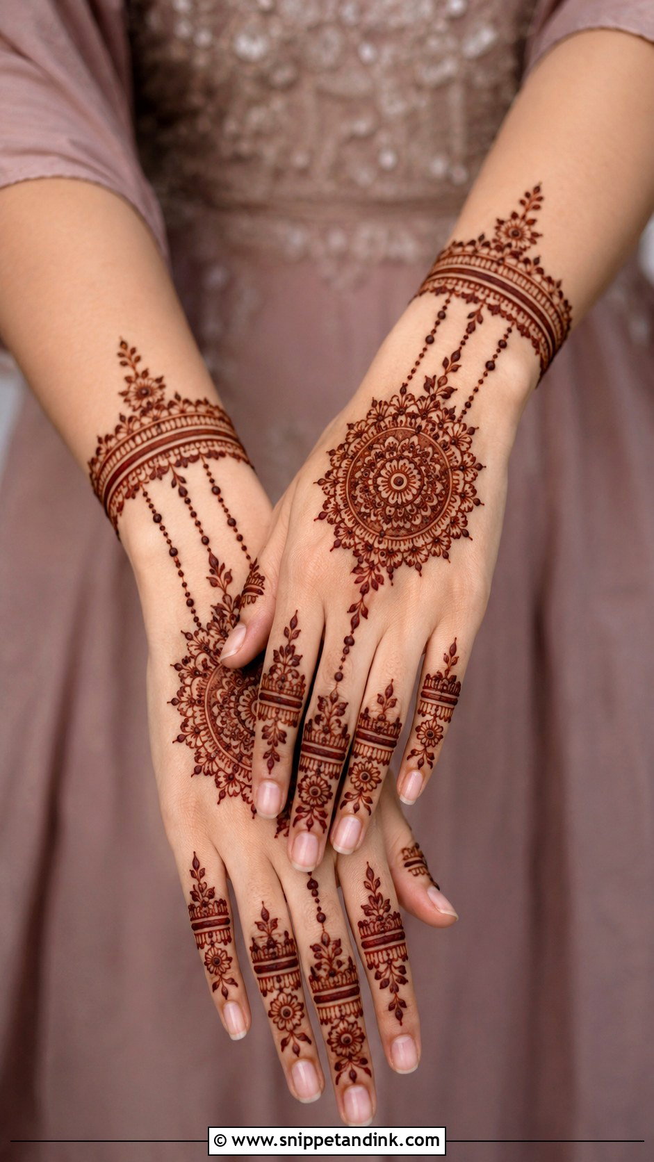 Bracelet Tikki Mehndi Design - Snippet and Ink - 35 Tikki Mehndi Design Ideas