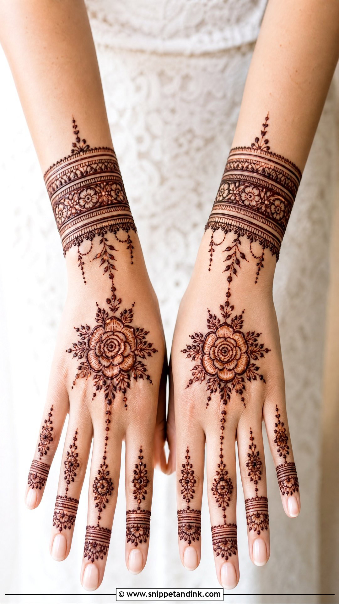 Bracelet Wedding Mehndi Design - Snippet and Ink - 20 Wedding Mehndi Design Ideas