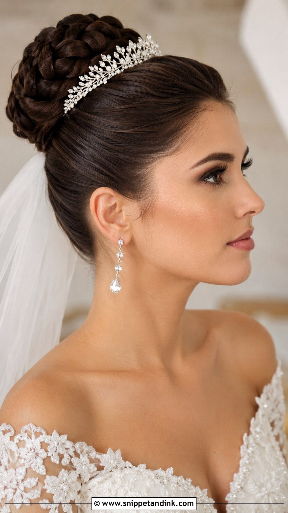Braided Ballerina Bun - Snippet and Ink - 30 Bridal Braids