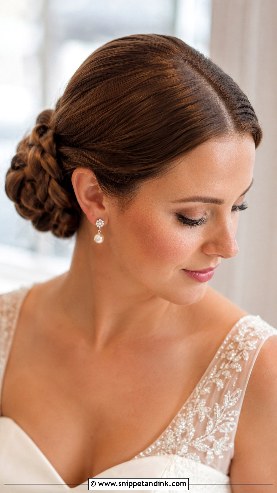 Braided Ballerina Bun - Snippet and Ink - 20 Sofia Richie Wedding Hair Ideas