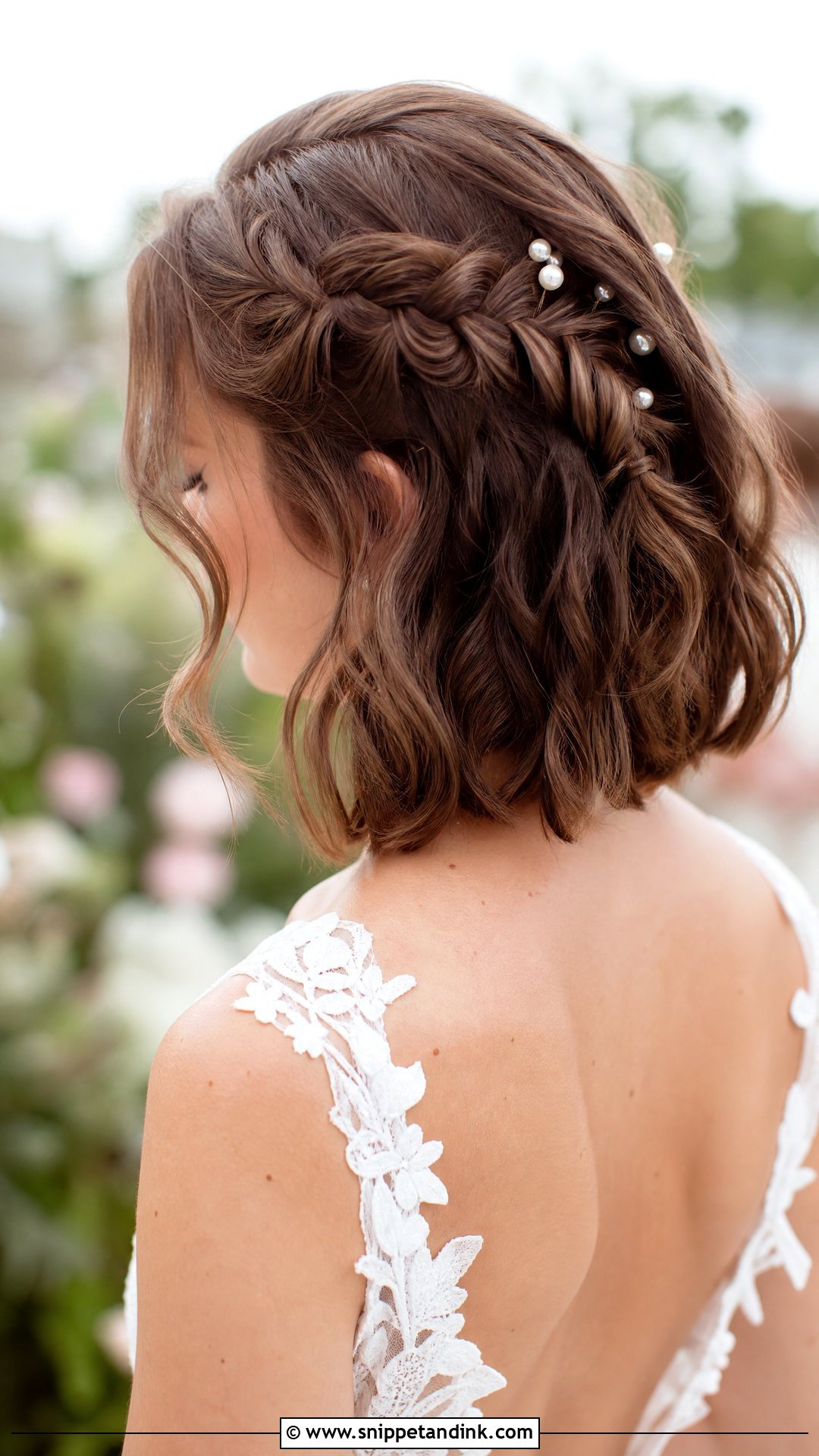 Braided Bob For Wedding - Snippet and Ink - 20 Bob Hairstyle Wedding Ideas
