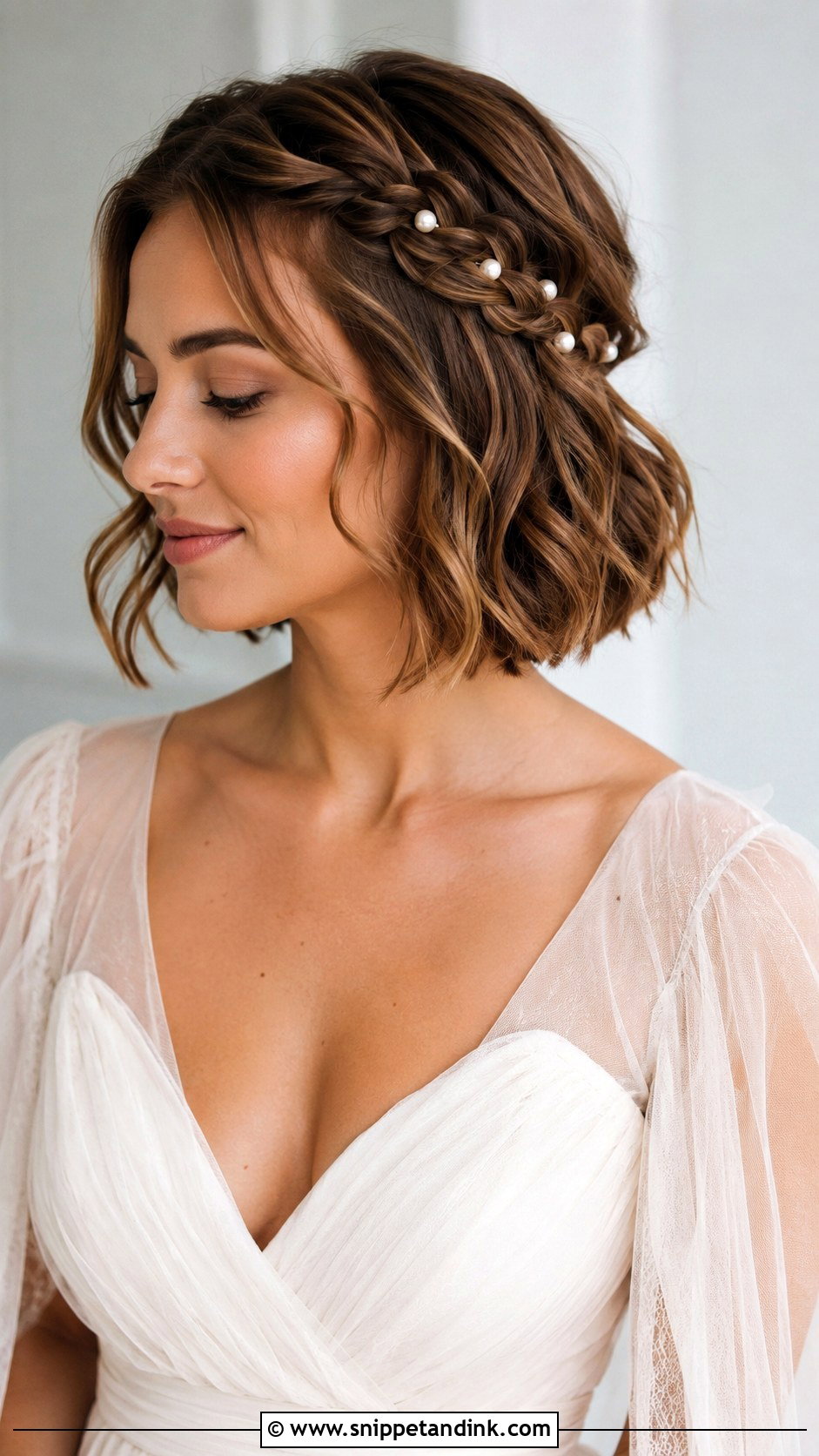 Braided Bob Wedding Hair - Snippet and Ink - 15 Wedding Hair for Bob Haircut Ideas