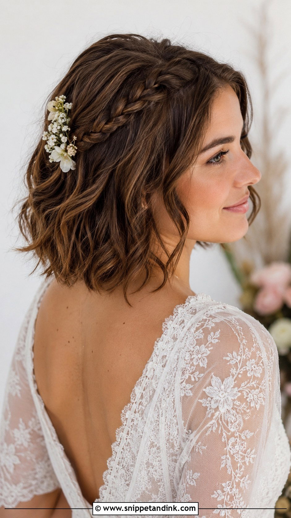 Braided Bridal Bob - Snippet and Ink - 25 Bridal Bob Hairstyles