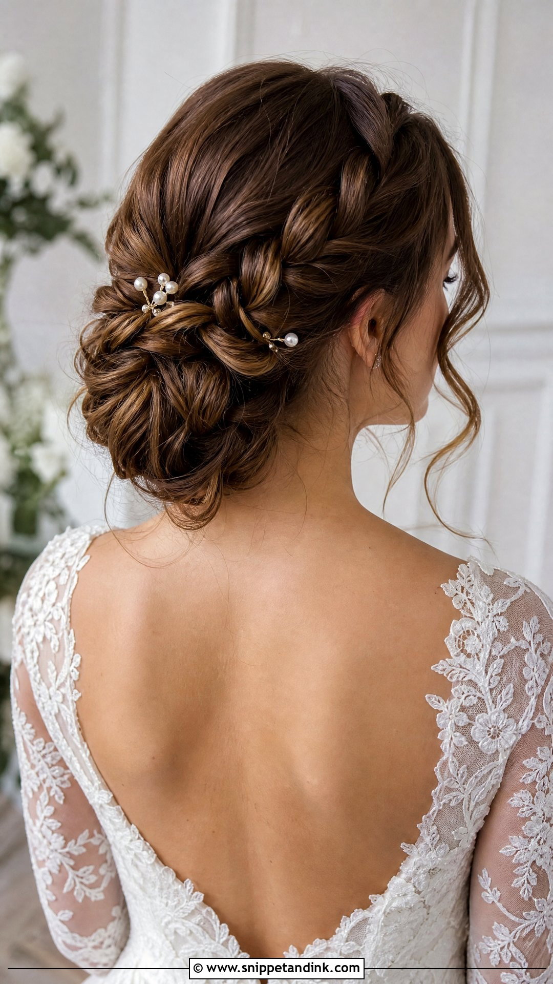 Braided Bridal Bun - Snippet and Ink - 15 Bride Bun Hairstyles Wedding Day