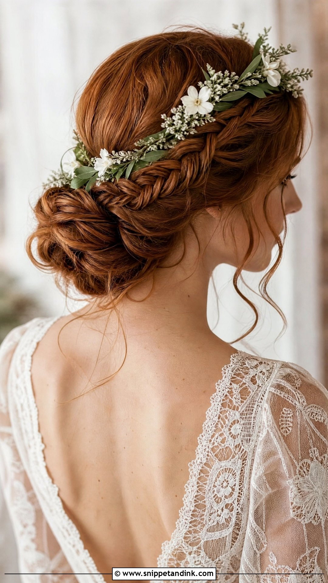 Braided Bridal Bun - Snippet and Ink - 25 Bridal Bun Hairstyles Brides