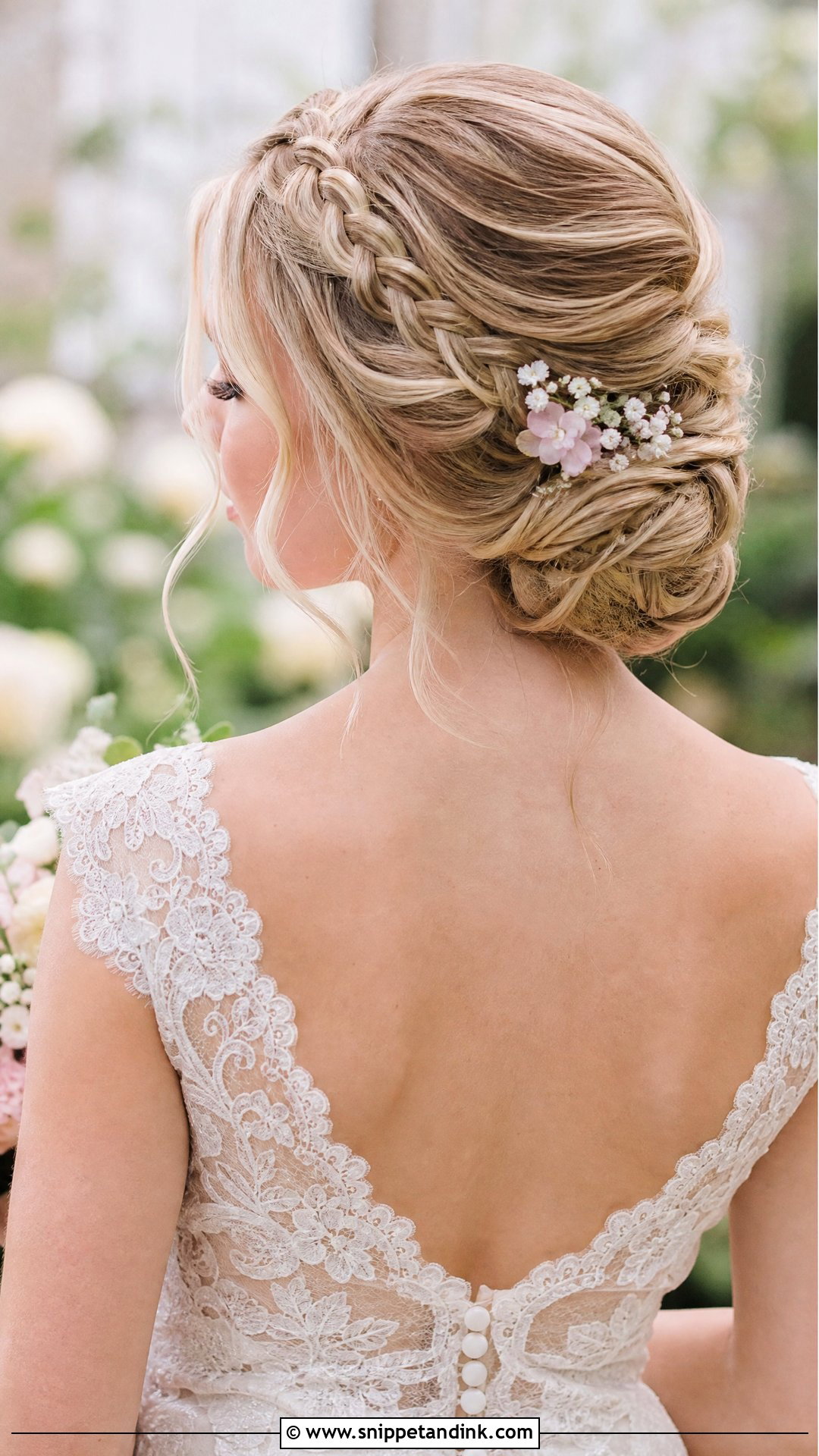 Braided Bridal French Twist - Snippet and Ink - 15 Bridal Updo French Twist Ideas