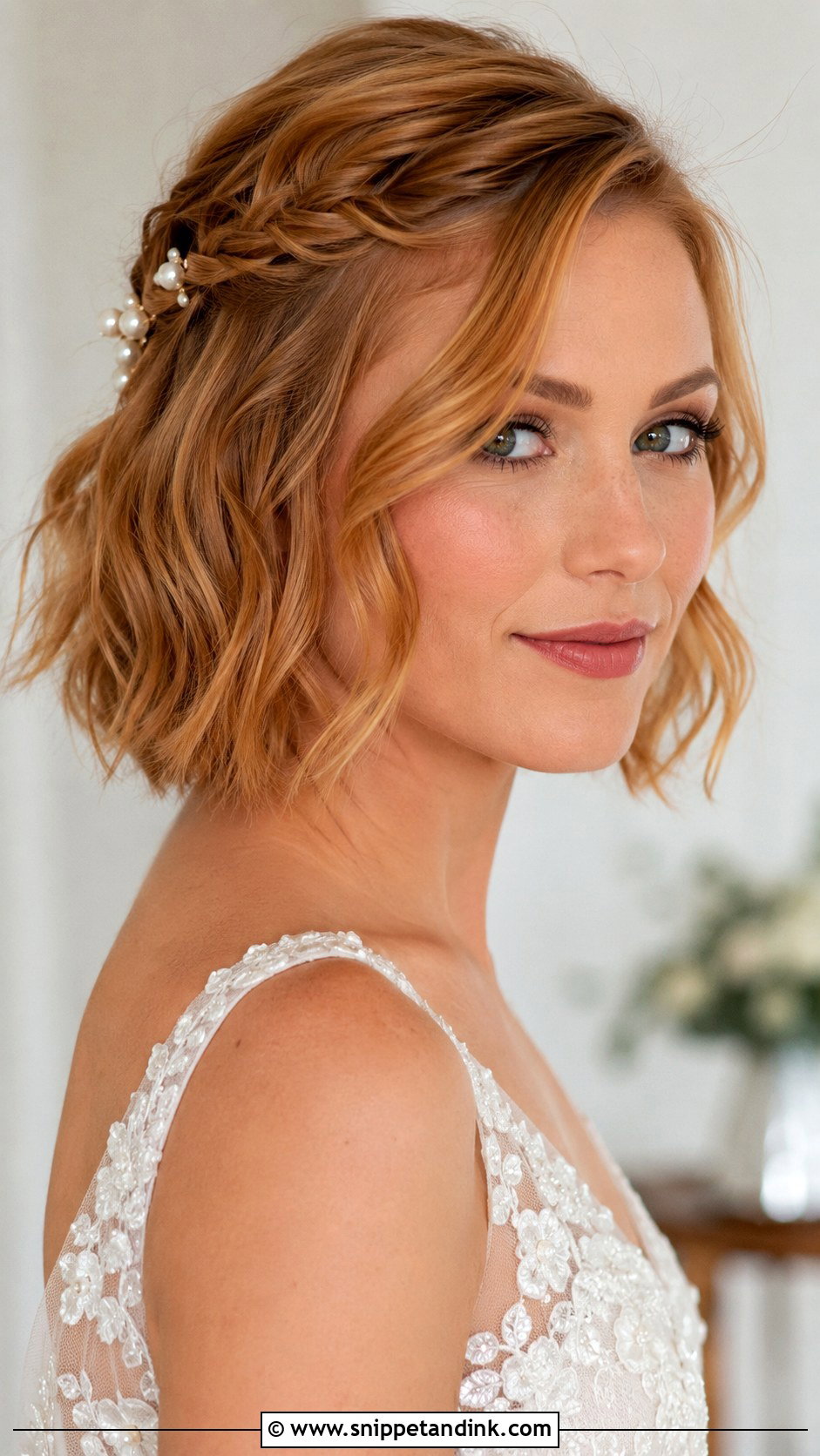 Braided Bridal Hair For Short Hair - Snippet and Ink - 20 Bridal Hair with Braids