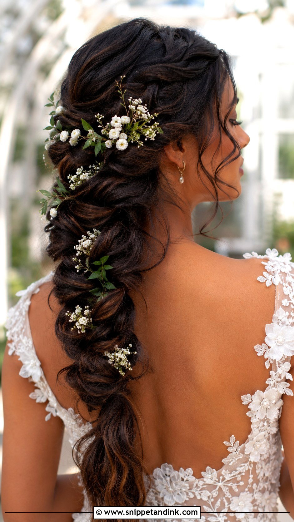 Braided Bridal Hair With Flowers - Snippet and Ink - 20 Bridal Hair with Braids